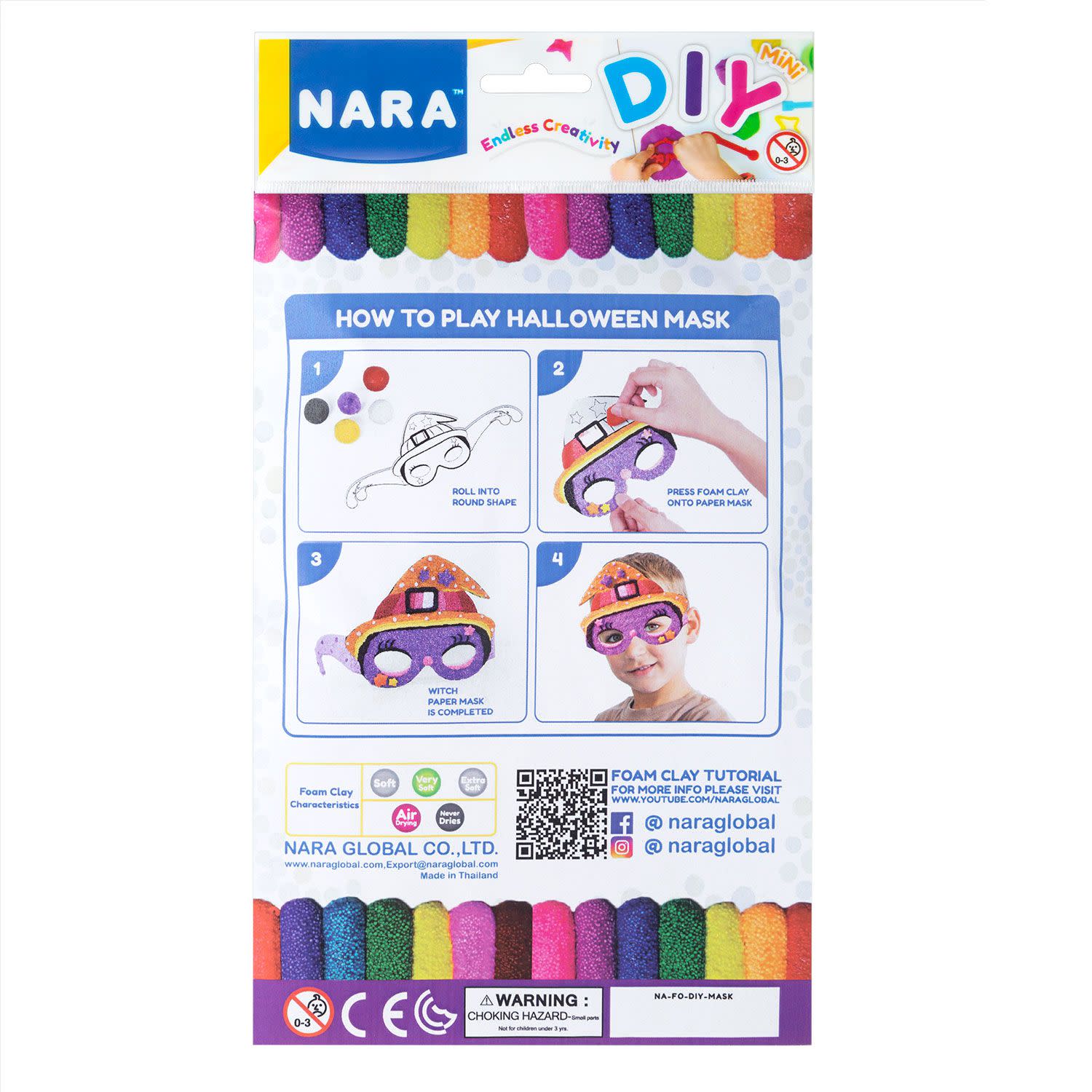 Εικόνα 4 του Μάσκα DIY από πλαστελίνη Witch