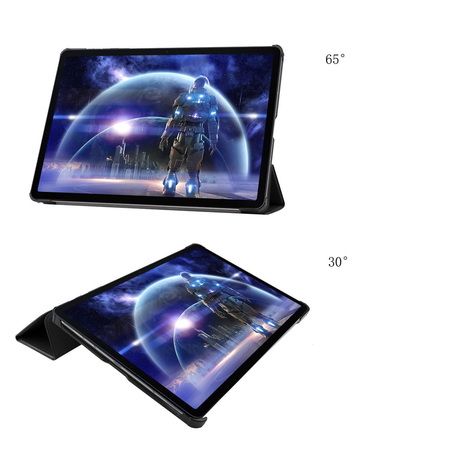 Εικόνα 4 του Sentio Θήκη Book Cover για tablet Galaxy Tab S7+/S7 FE/S8+ 12.4" Γκρι