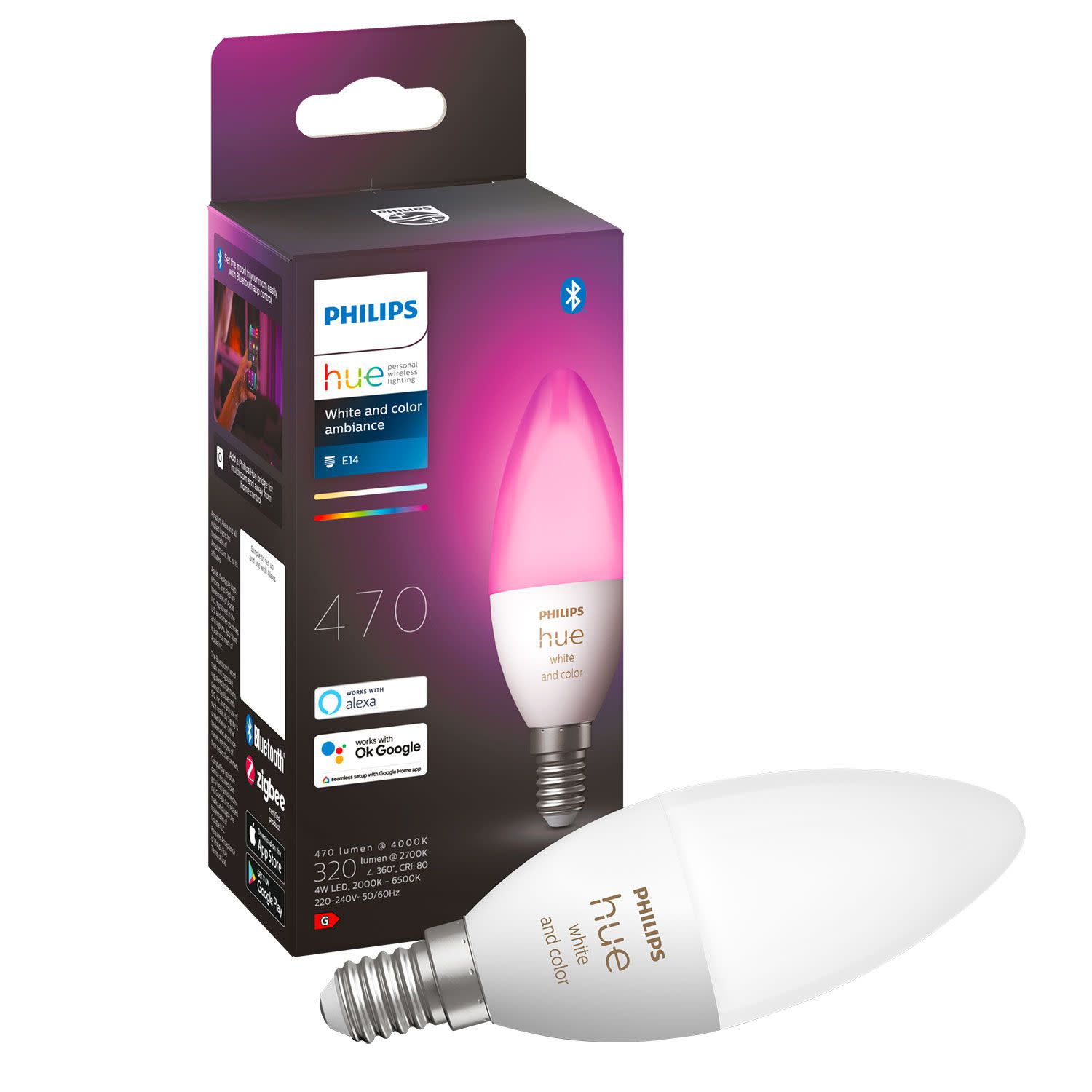 Εικόνα 1 του Philips HueWCA 5.3W B39 E14 EU 1p