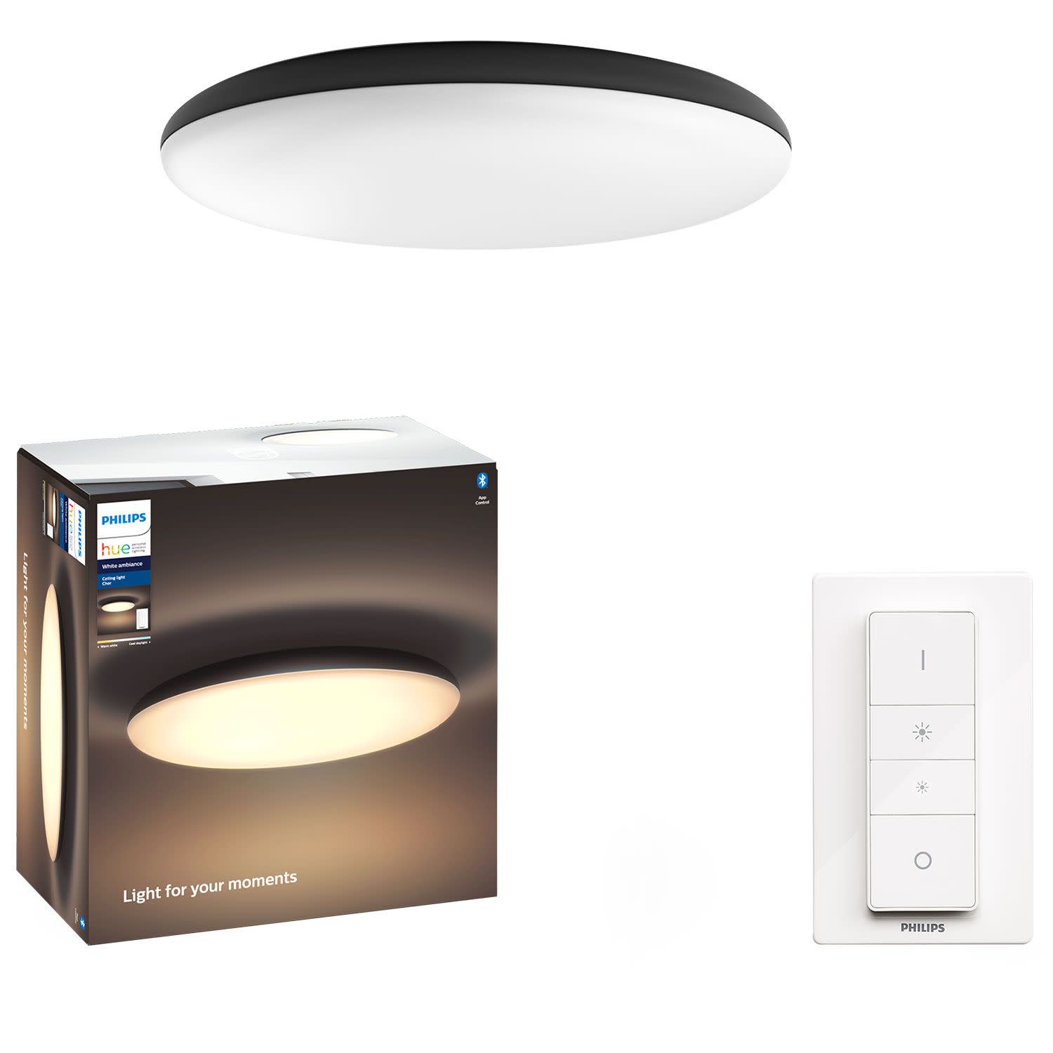 Εικόνα 1 του Philips Cher Hue ceiling lamp black