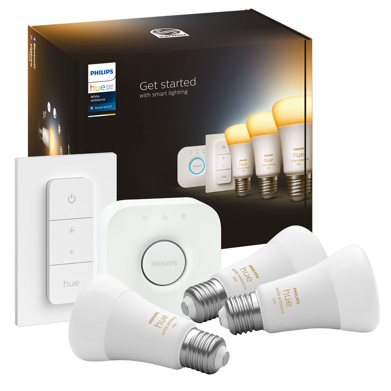 Εικόνα 1 του Philips HueWA 8W A60 E27 3set sw EU