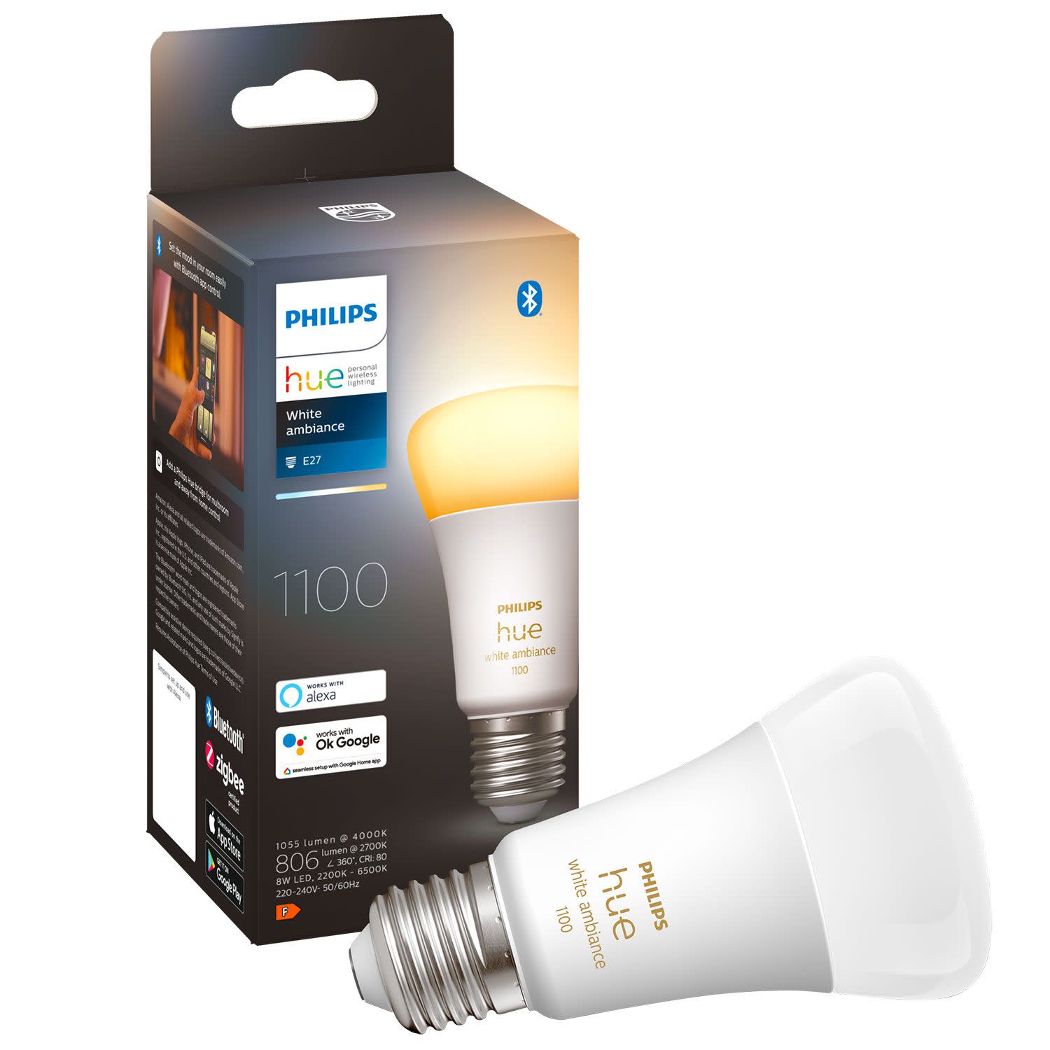 Εικόνα 1 του Philips HueWA 8W A60 E27 EU