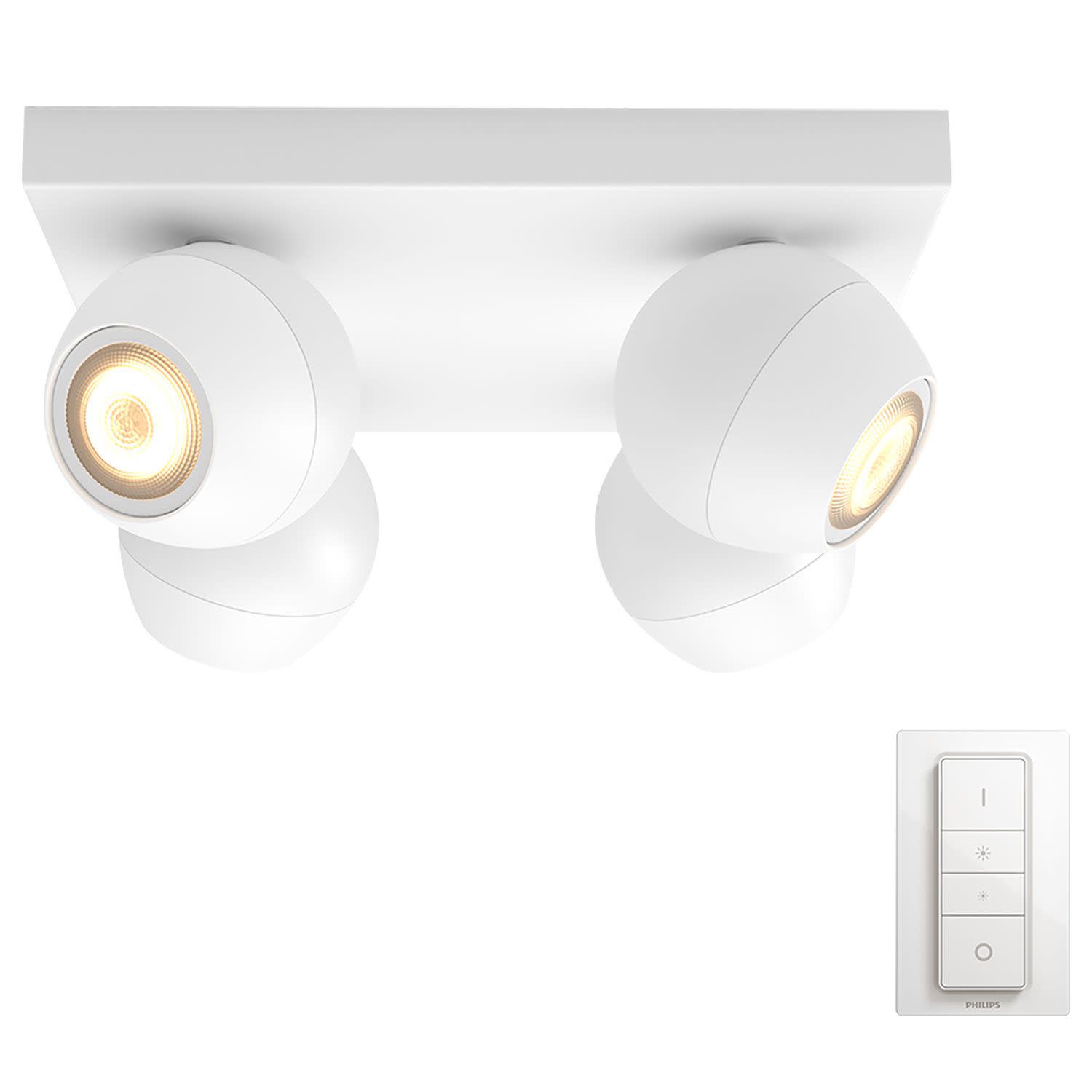 Εικόνα 1 του Philips Buckram Hue plate/spiral white 4x5W 230V