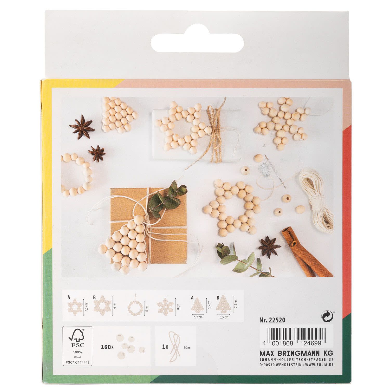 Εικόνα 2 του Folia Χριστουγεννιάτικο Στολίδι DIY Nature 161τεμ.