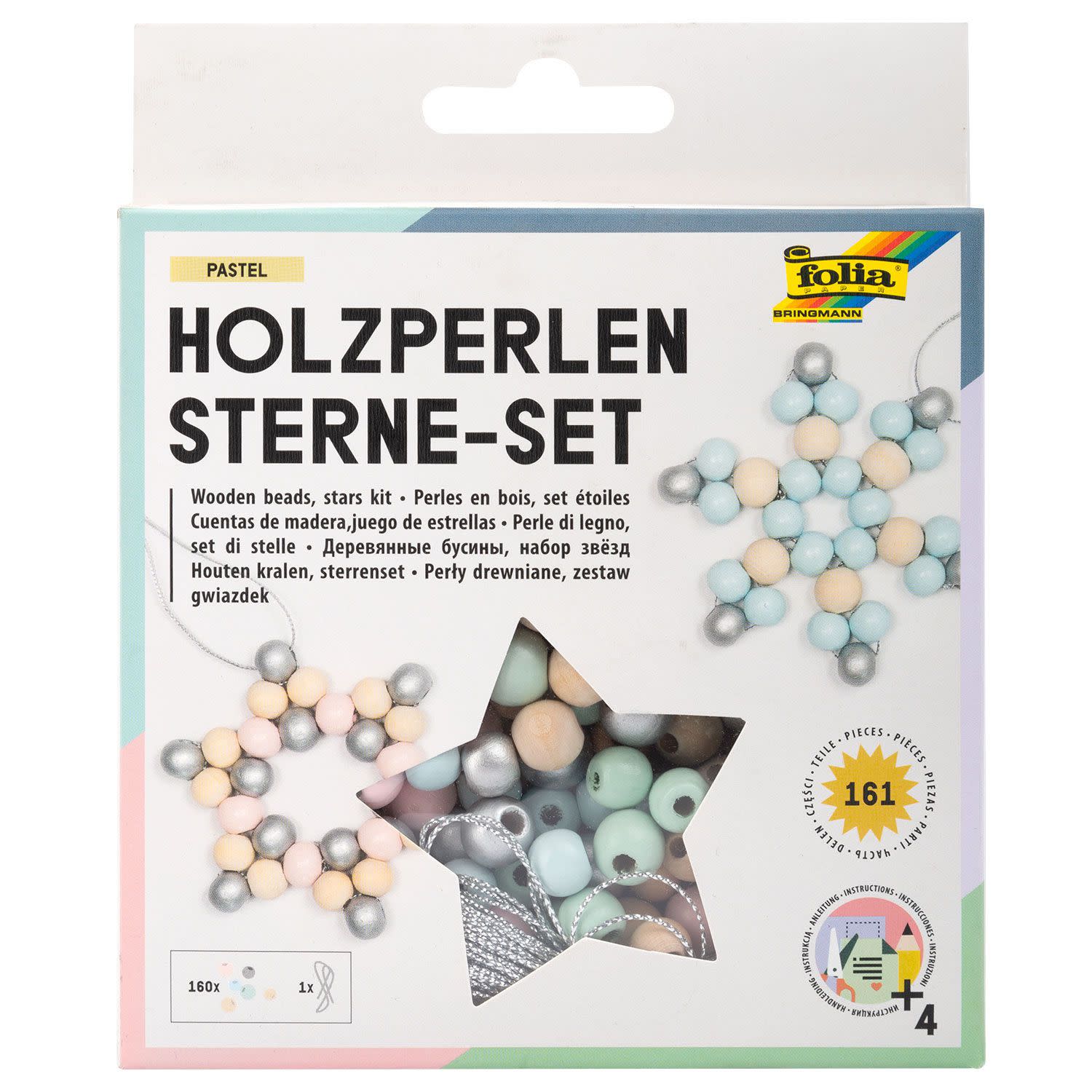 Εικόνα 1 του Folia Χριστουγεννιάτικο Στολίδι DIY Pastel 161τεμ.