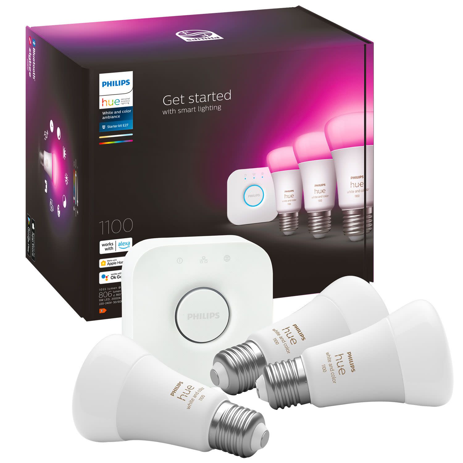 Εικόνα 3 του Philips HueWCA 9W A60 E27 3set