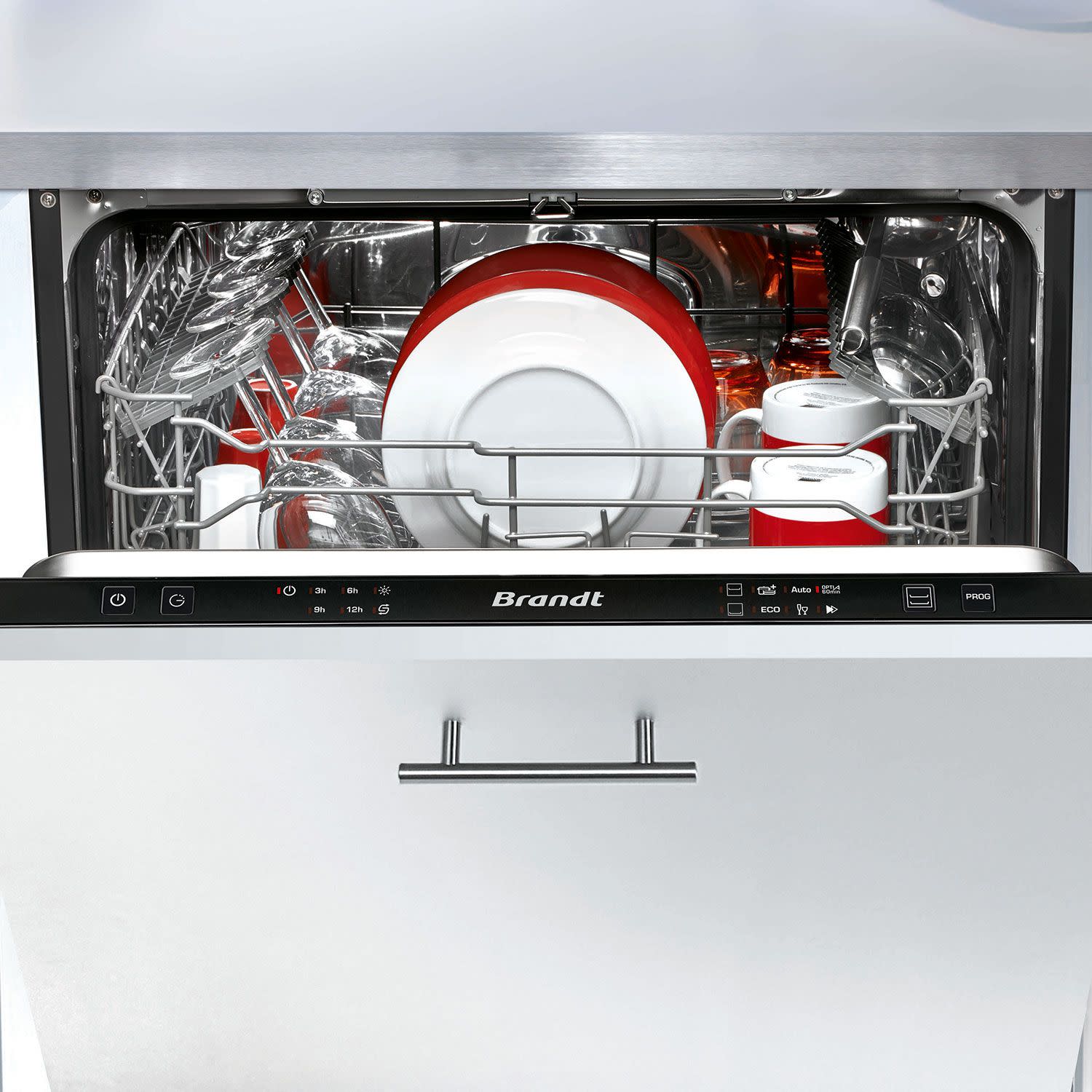 Εικόνα 3 του Brandt BDJ325LB Πλυντήριο Πιάτων Εντοιχιζόμενο 60 cm