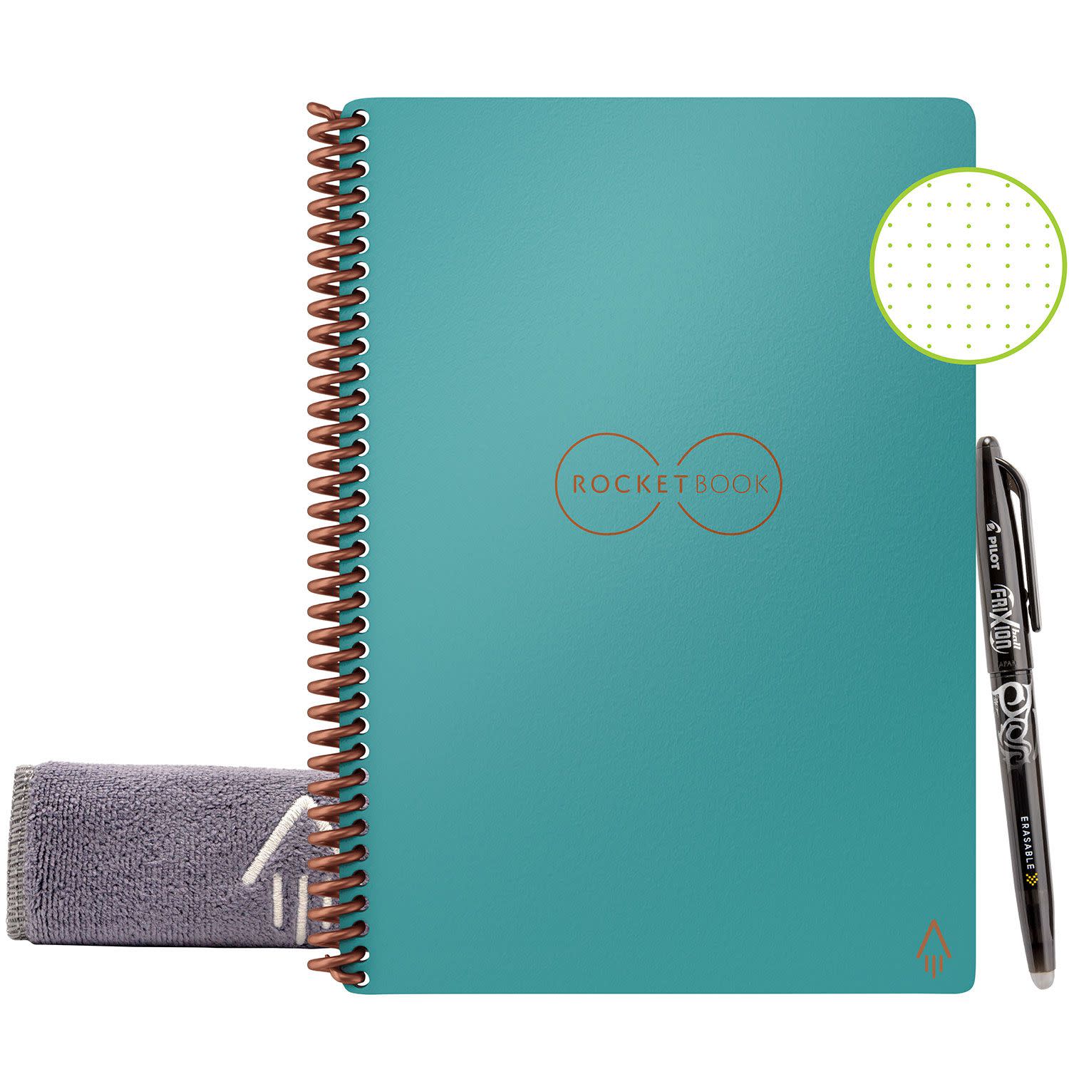 Εικόνα 1 του Rocketbook Σημειωματάριο Core A5 Neptune teal