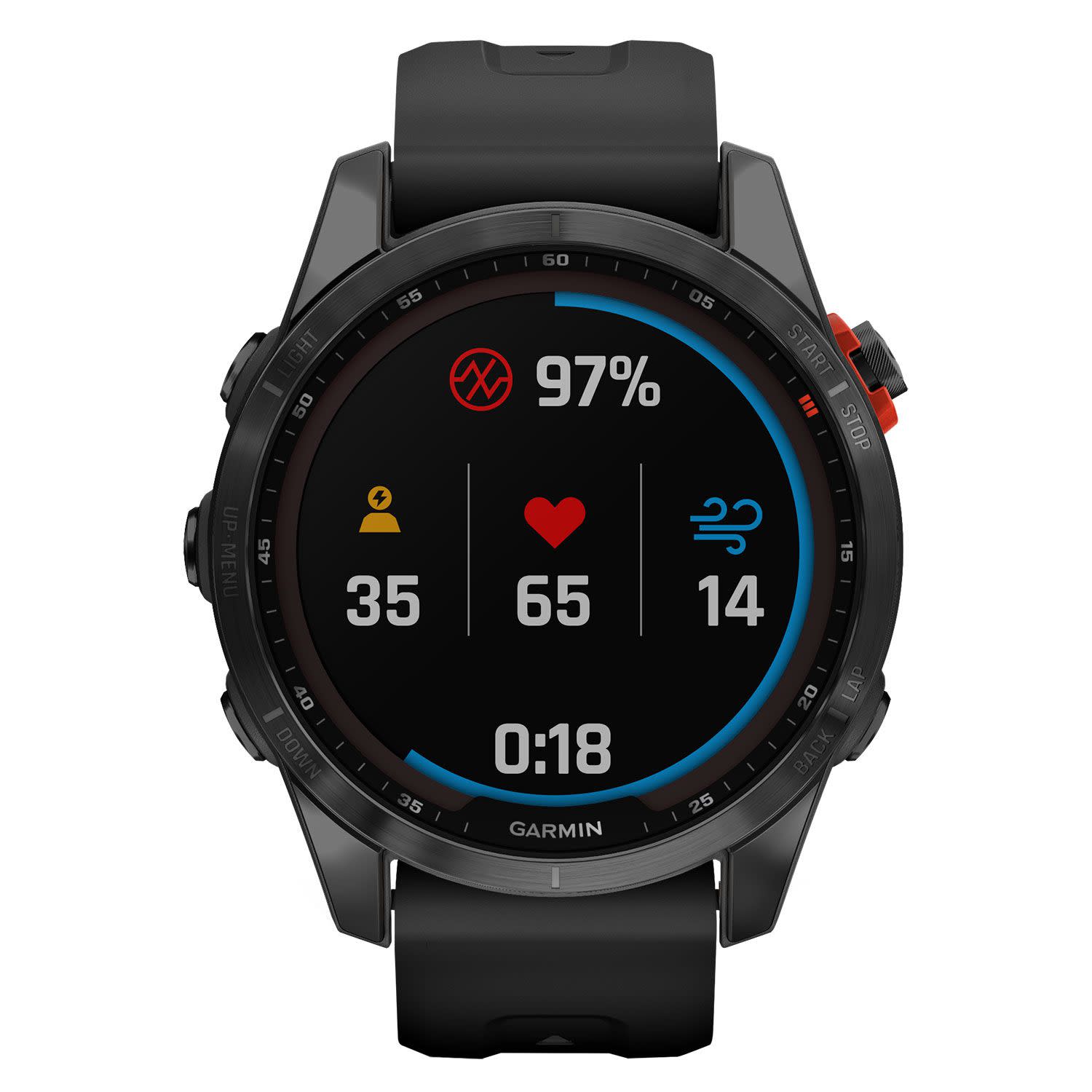 Κάνε κλικ για να δεις την εικόνα 1 του Garmin Fenix 7S 42mm Solar Slate Gray /Black
