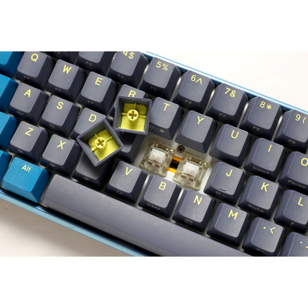 Εικόνα 5 του Ducky Πληκτρολόγιο Mini 60% RGB Cherry Blue One 3 Daybreak Ενσύρματο