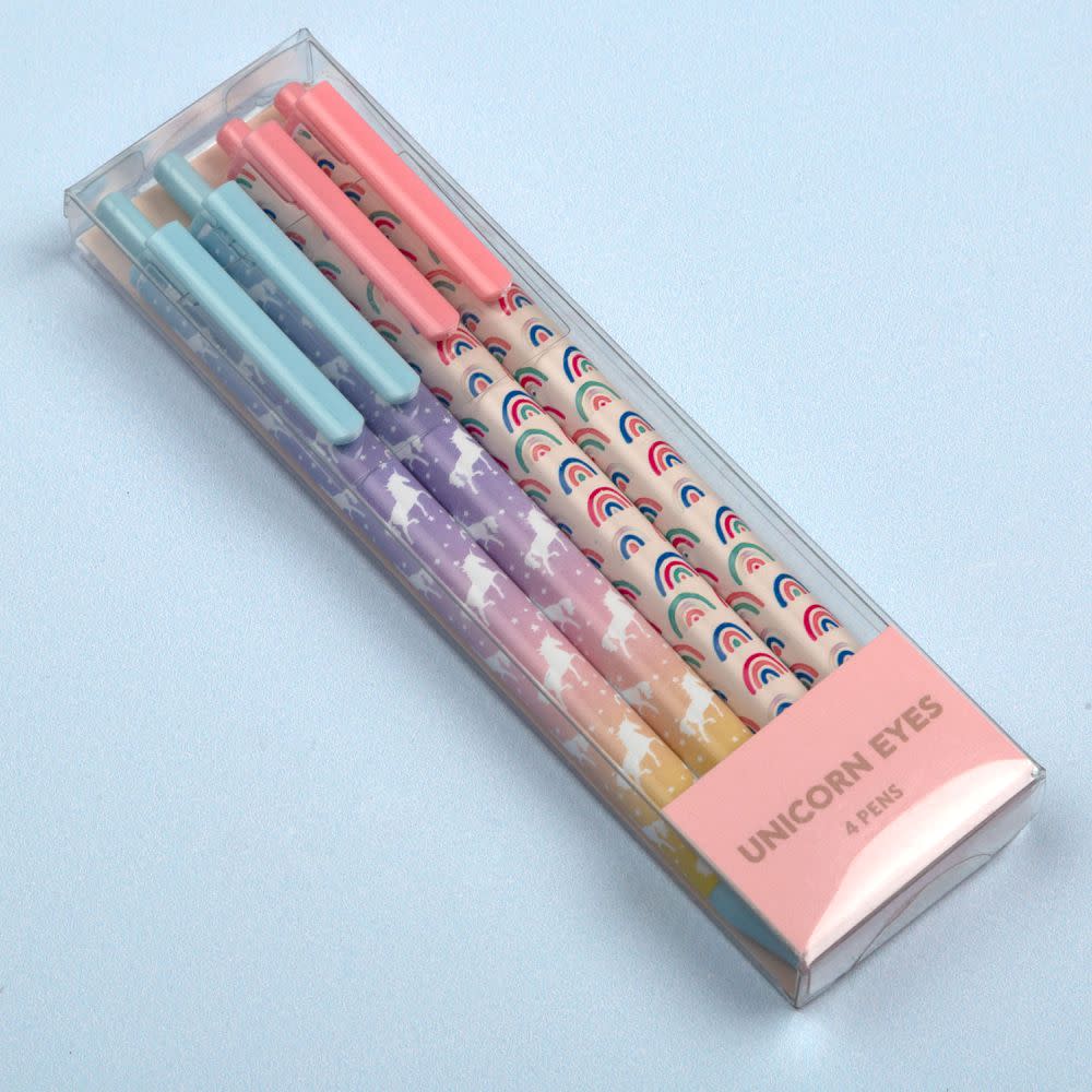 Εικόνα 1 του Goomby Στυλό Διαρκείας Unicorn Eyes Πάχος Μύτης  1.0mm 4τεμ.