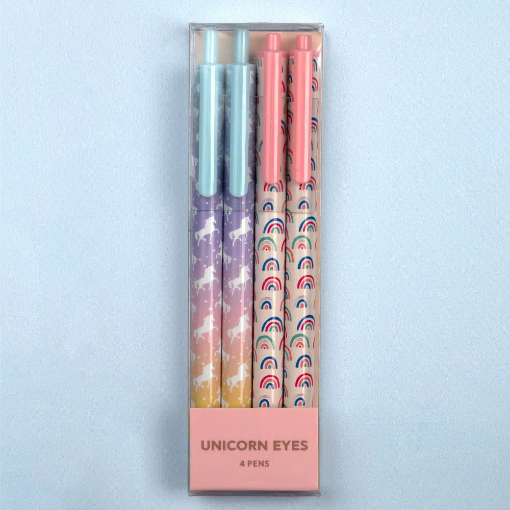Εικόνα 2 του Goomby Στυλό Διαρκείας Unicorn Eyes Πάχος Μύτης  1.0mm 4τεμ.