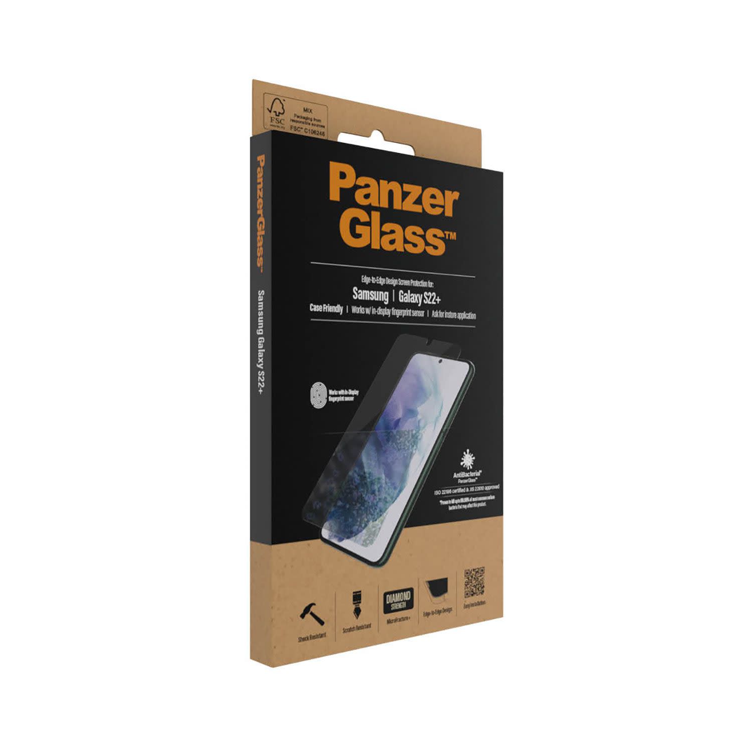 Εικόνα 4 του PanzerGlass Γυαλί 3 D για Samsung Galaxy S22+ Antibacterial