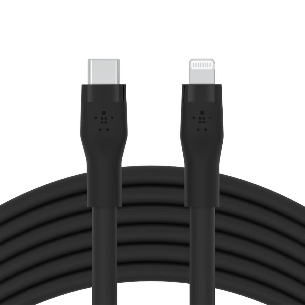 Belkin Καλώδιο USB-C to Lightning 15W 3 m Μαύρο