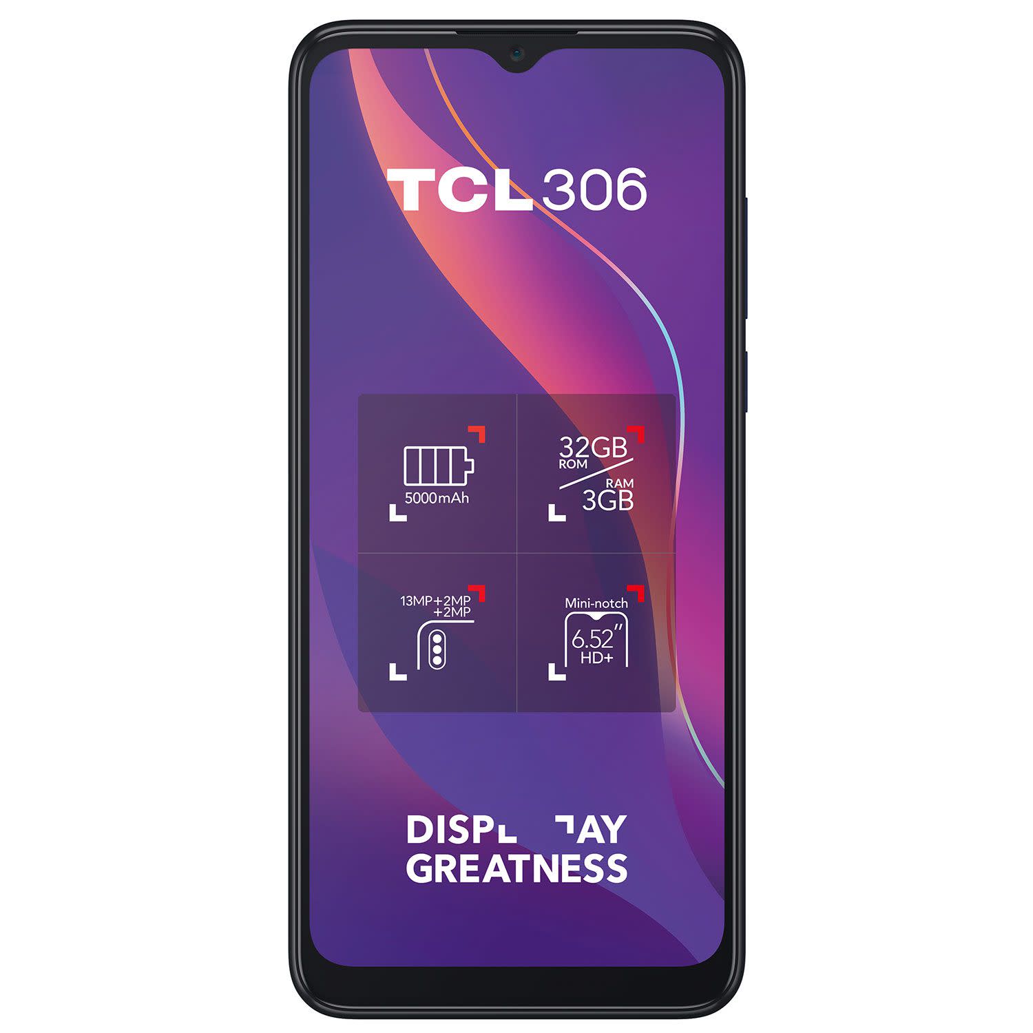 Εικόνα 1 του TCL 306 3/32GB Atlantic Blue