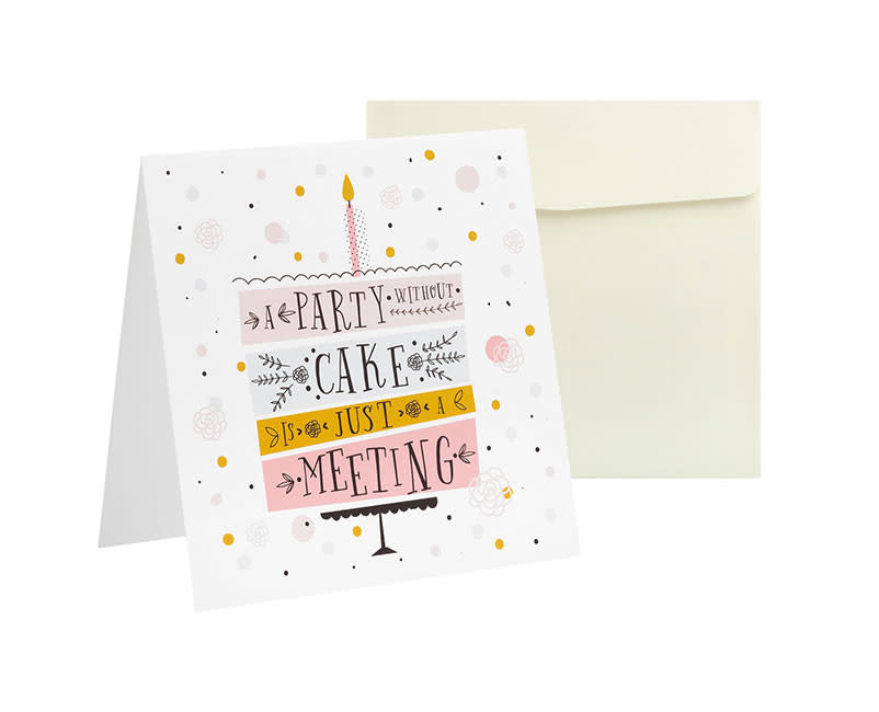 Sentio Ευχετήρια Κάρτα Cake