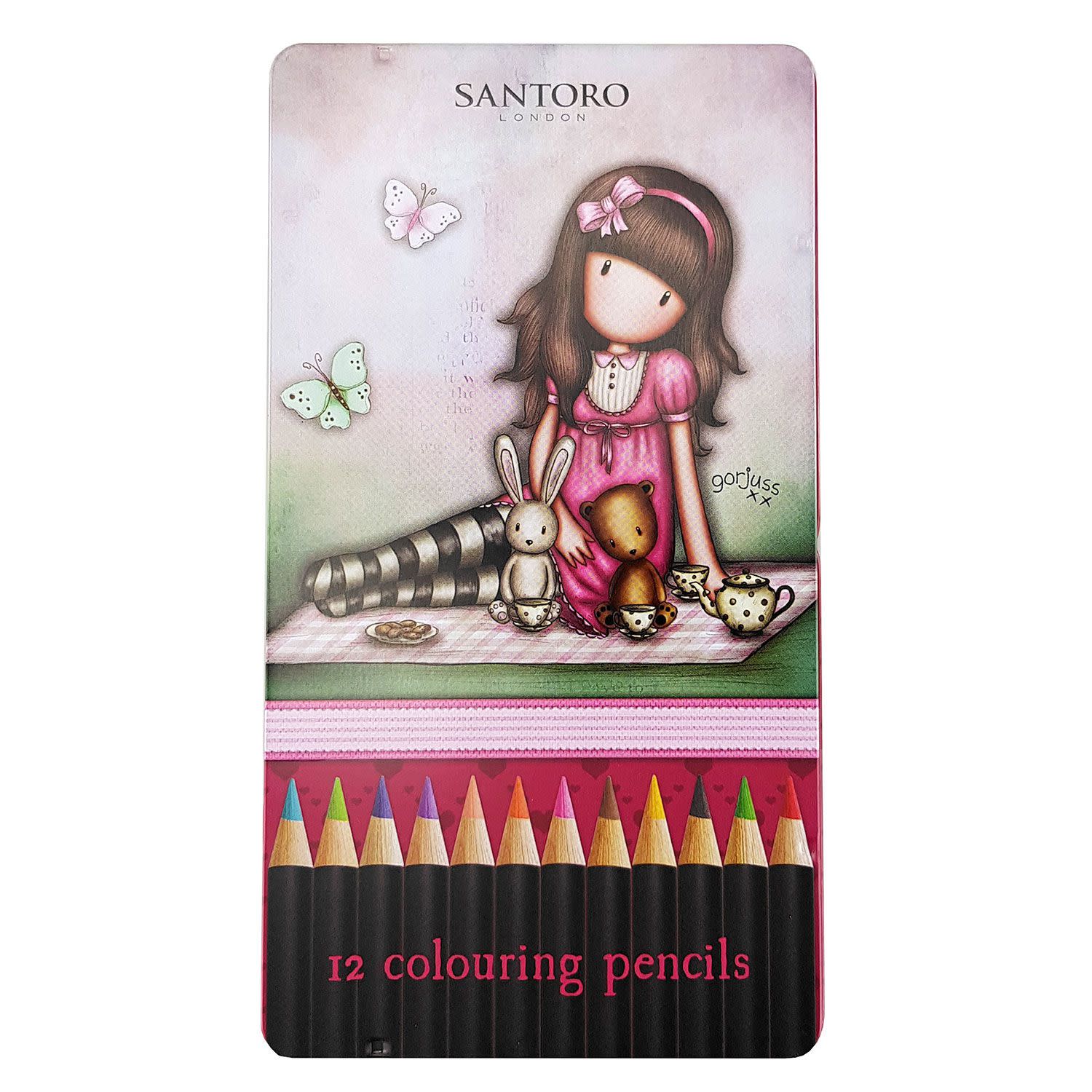 Εικόνα 1 του Santoro Ξυλομπογιές Gorjuss Fuchia 12τεμ.