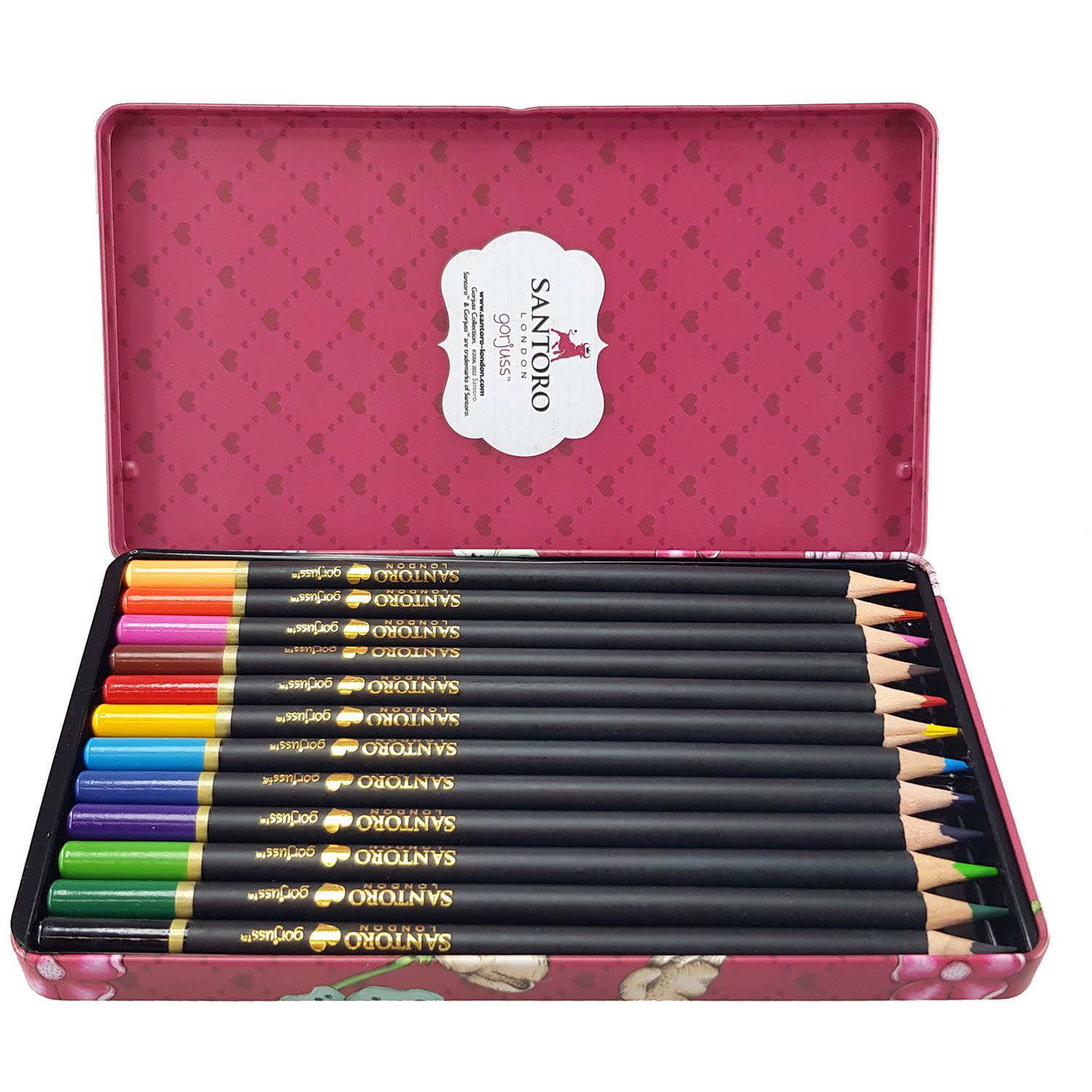 Εικόνα 2 του Santoro Ξυλομπογιές Gorjuss Fuchia 12τεμ.