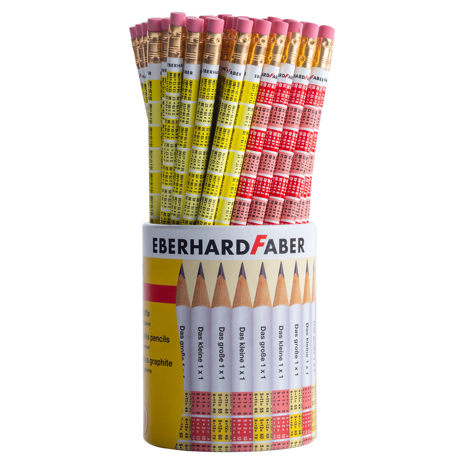 Κάνε κλικ για να δεις την εικόνα 2 του Eberhard Faber Μολύβι Ξύλινο με Γόμα Math HB