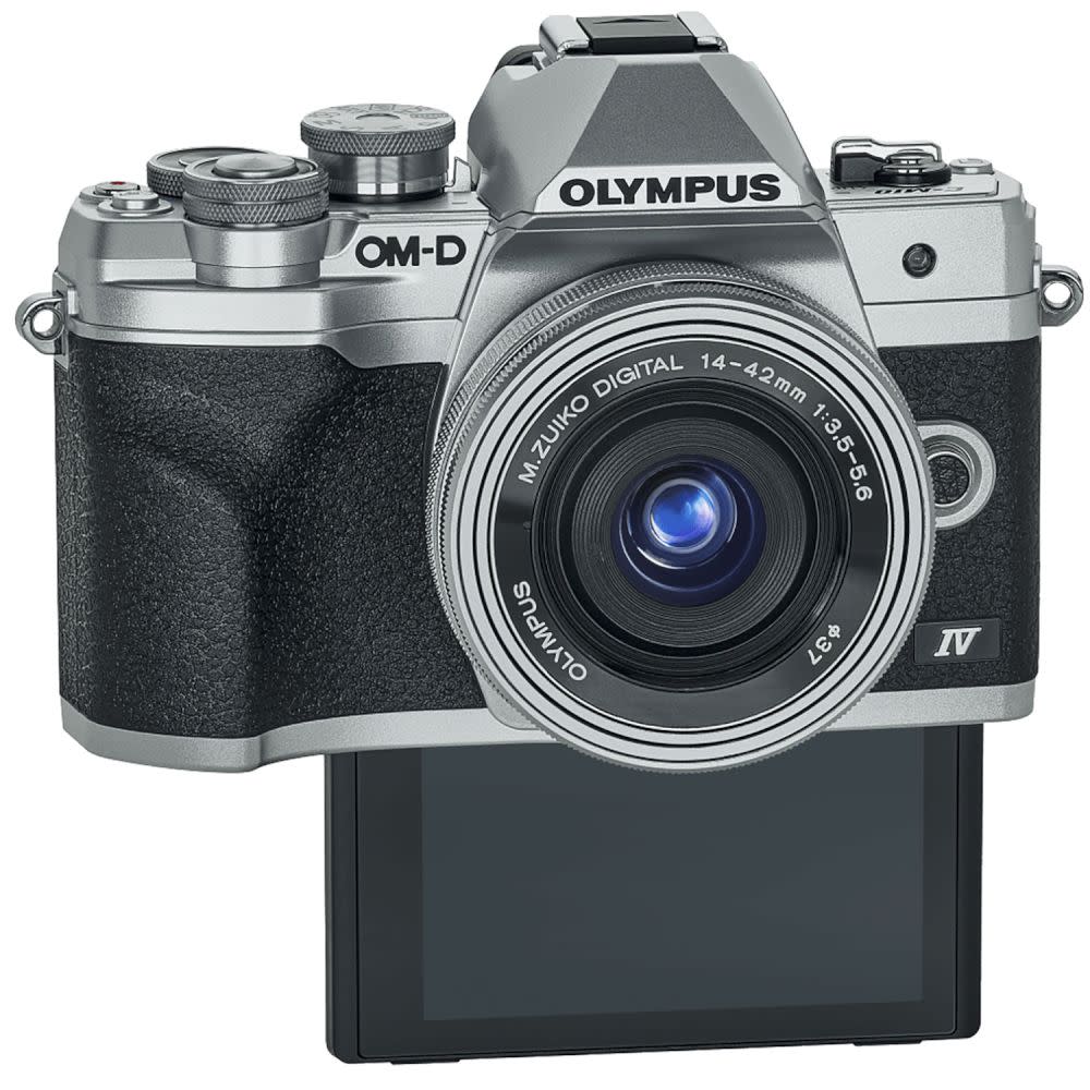 Εικόνα 3 του Olympus E-M10 IV Body Silver, M.Zuiko Digital ED 14-42mm F3.5-5.6 EZ Black