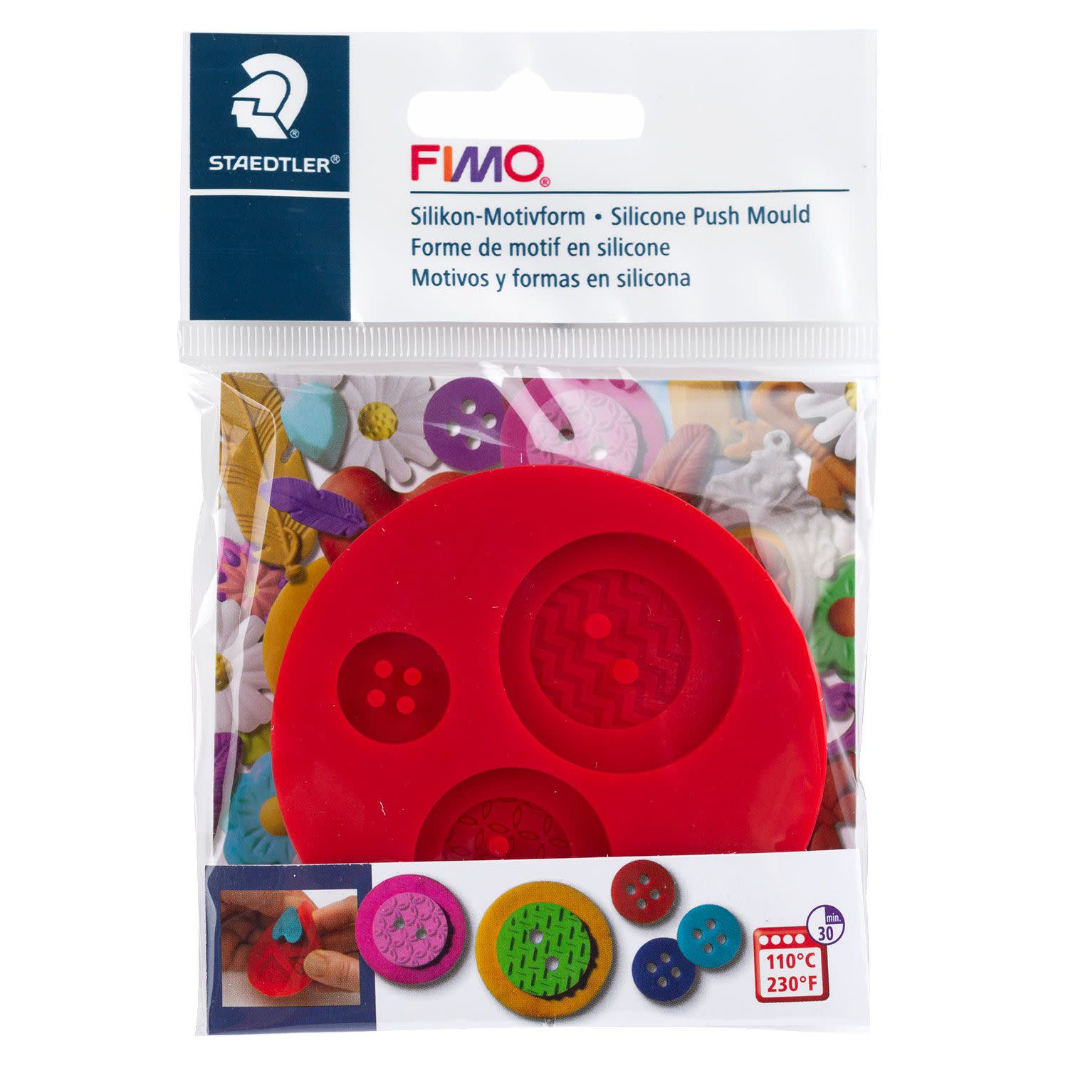 Εικόνα 1 του Staedtler Καλούπι ''Button'' Fimo