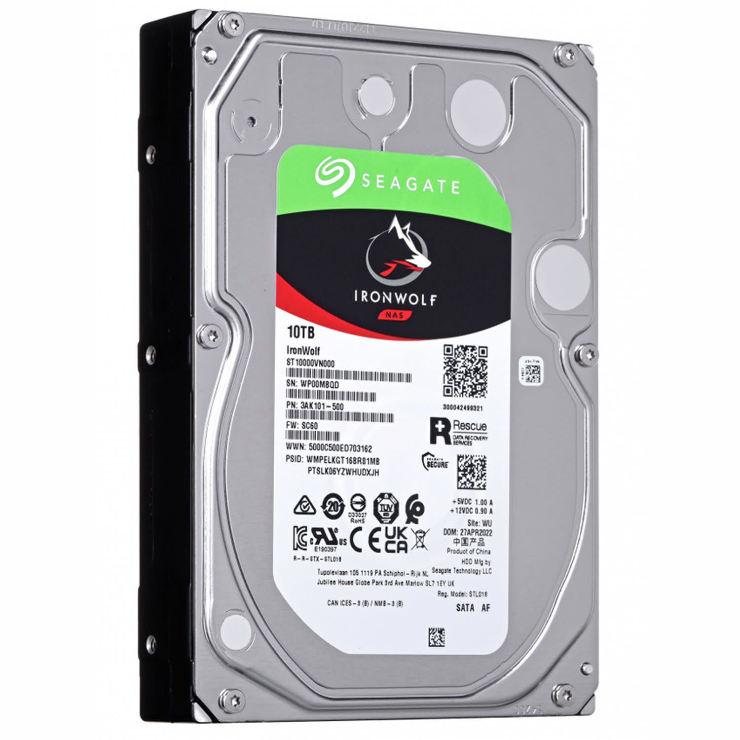 Εικόνα 1 του Seagate HDD IronWolf NAS 10TB 3.5"