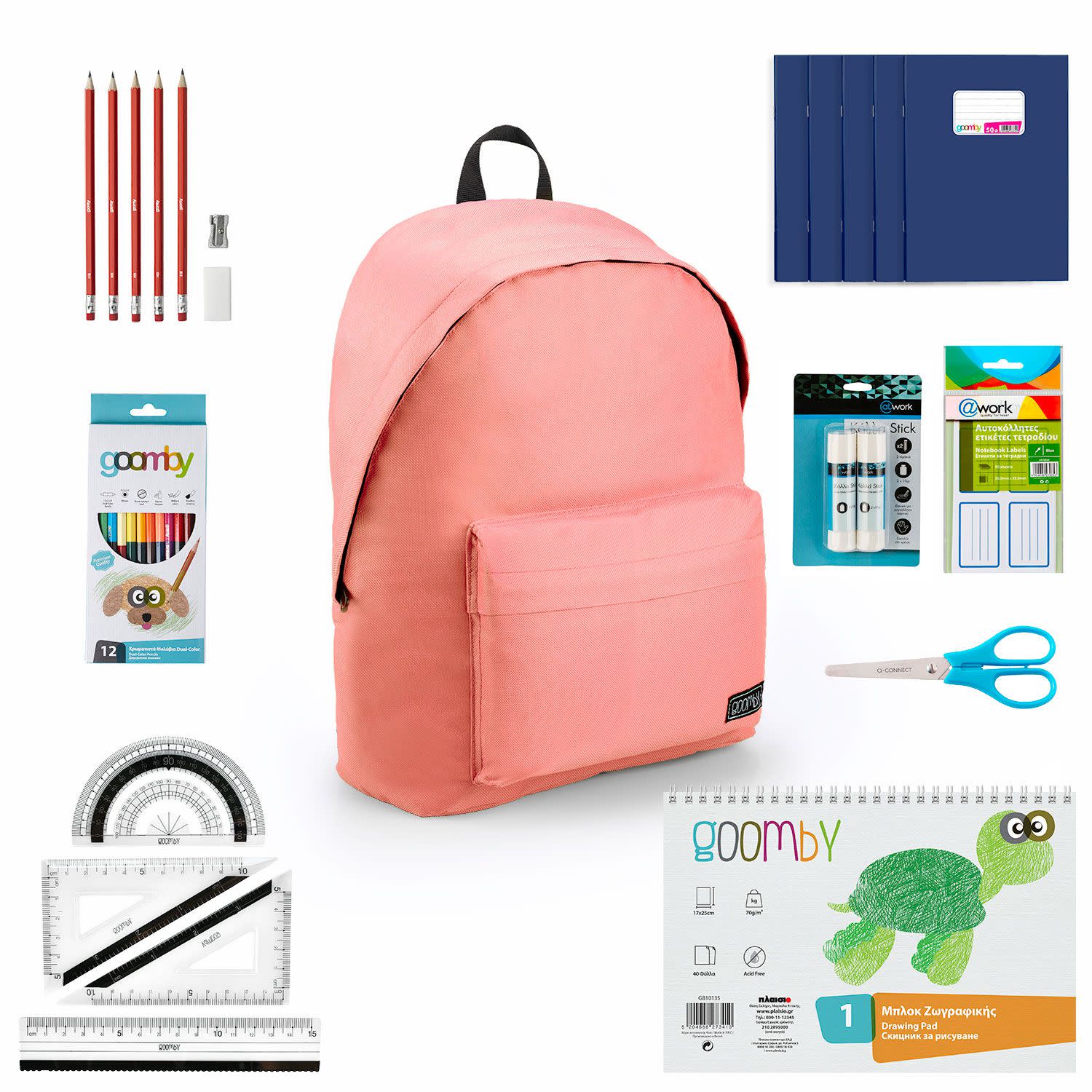 Εικόνα 1 του Goomby Γεμάτη Τσάντα Basic Σομόν