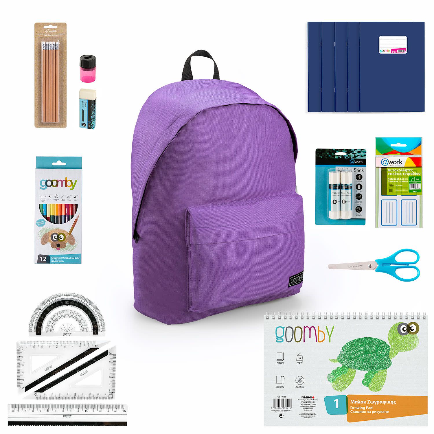 Εικόνα 1 του Goomby Γεμάτη Τσάντα Basic Μώβ Λιλά