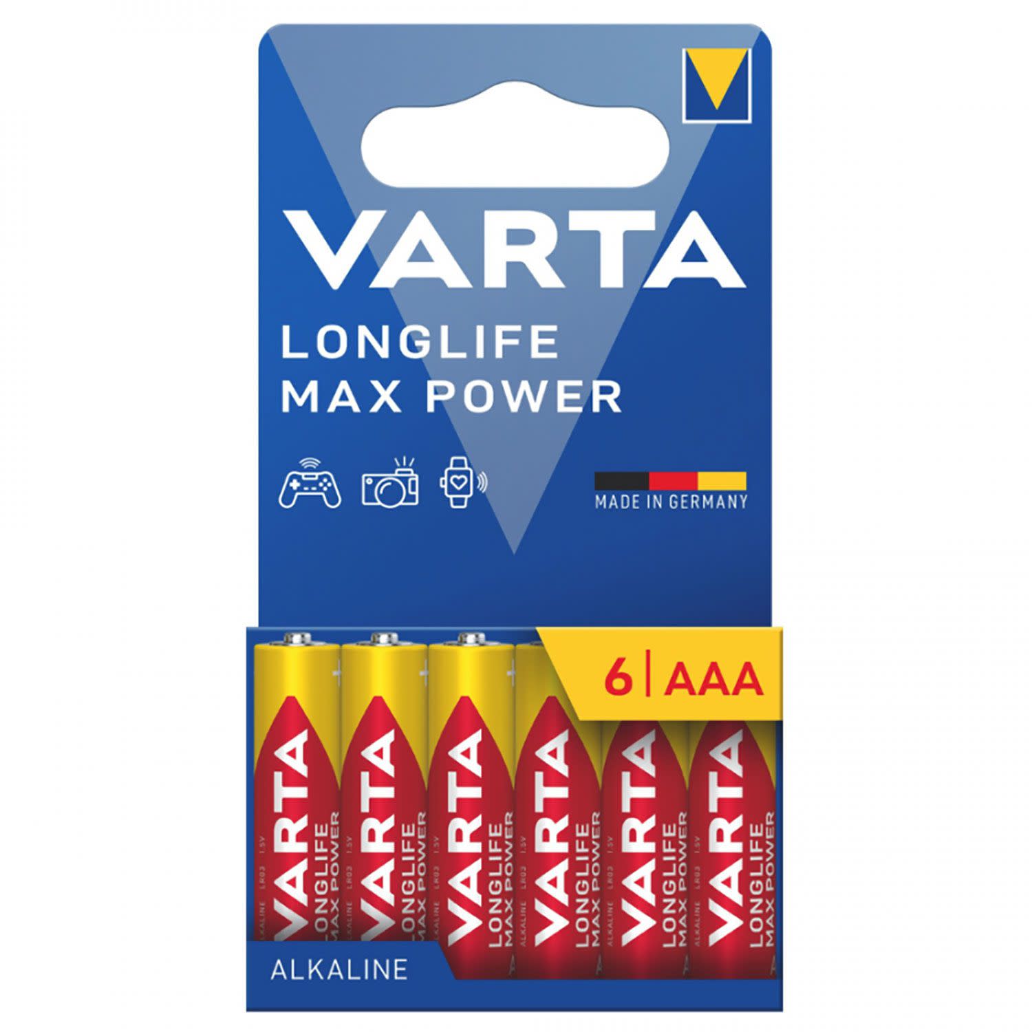 Εικόνα 1 του Varta Μπαταρίες Αλκαλικές Longlife Max Power AAA 6 τεμ.