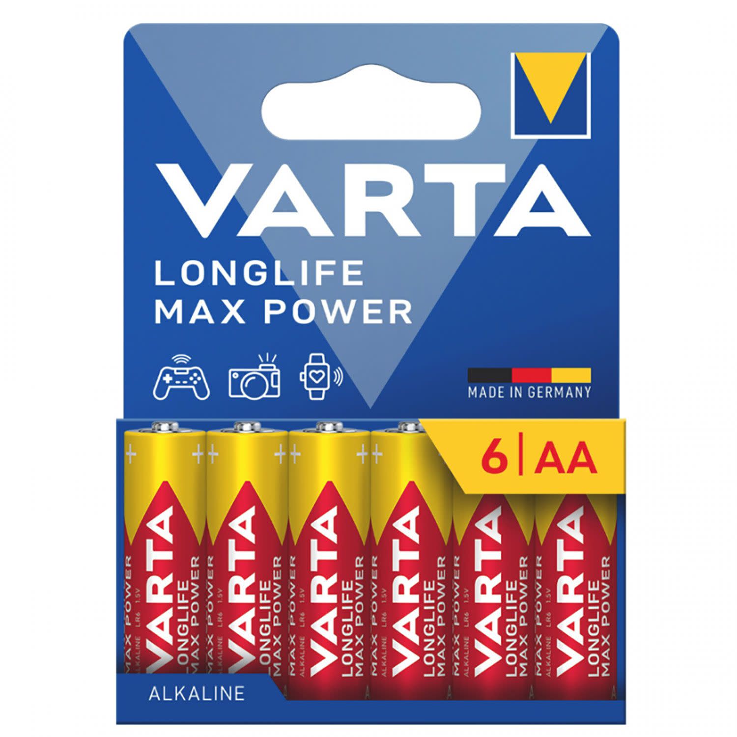 Varta Μπαταρίες Αλκαλικές Longlife Max Power AA 6 τεμ.