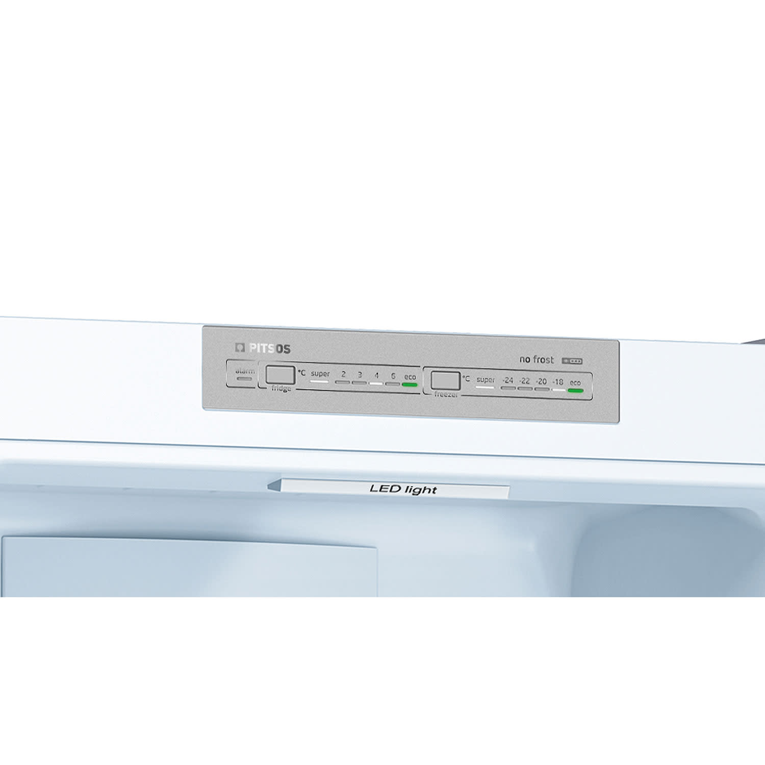 Εικόνα 3 του Pitsos PKNB56XWEP Ψυγειοκαταψύκτης White