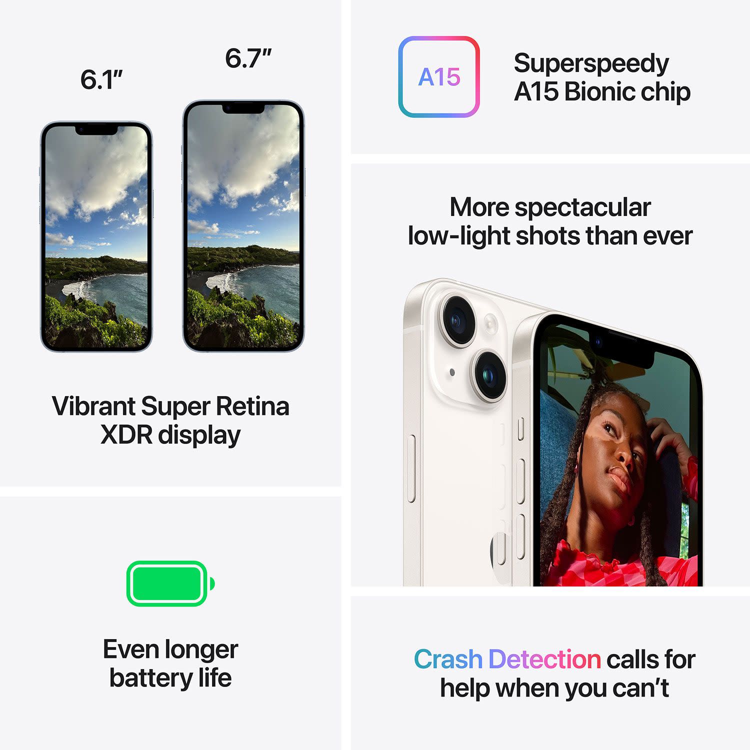 Κάνε κλικ για να δεις την εικόνα 7 του Apple iPhone 14 128GB 5G Blue
