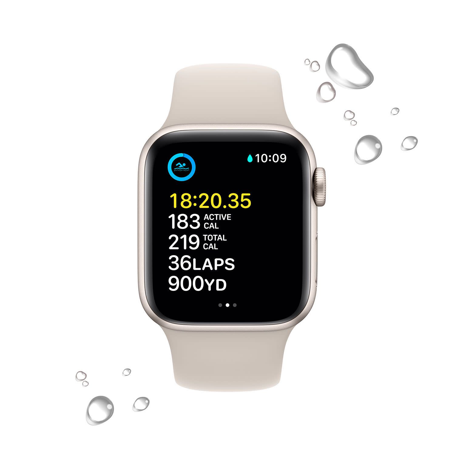 Εικόνα 4 του Apple Watch SE 2nd 40mm Starlight Aluminium