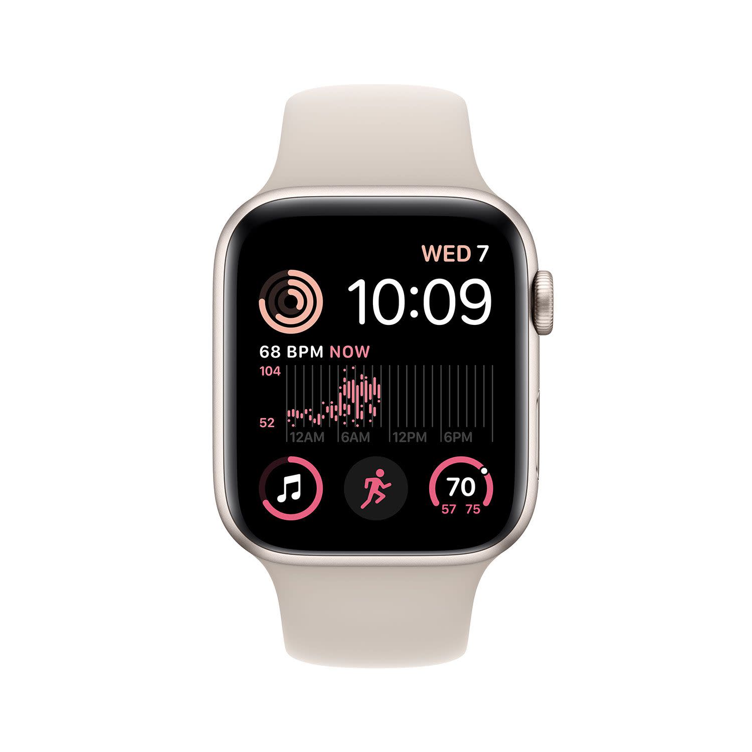 Εικόνα 2 του Apple Watch SE 2nd 44mm Starlight Aluminium