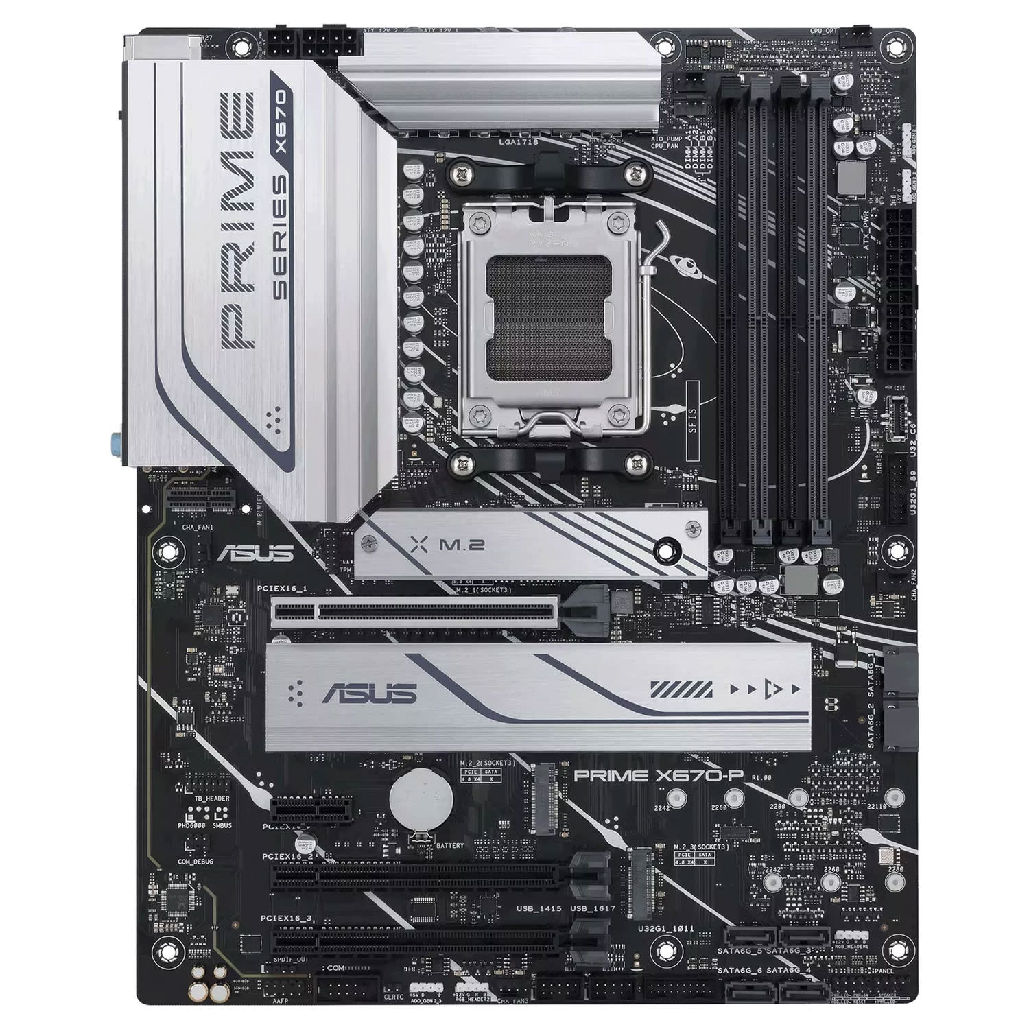 Εικόνα 2 του Asus Motherboard X670-P PRIME (X670/AM5/DDR5)