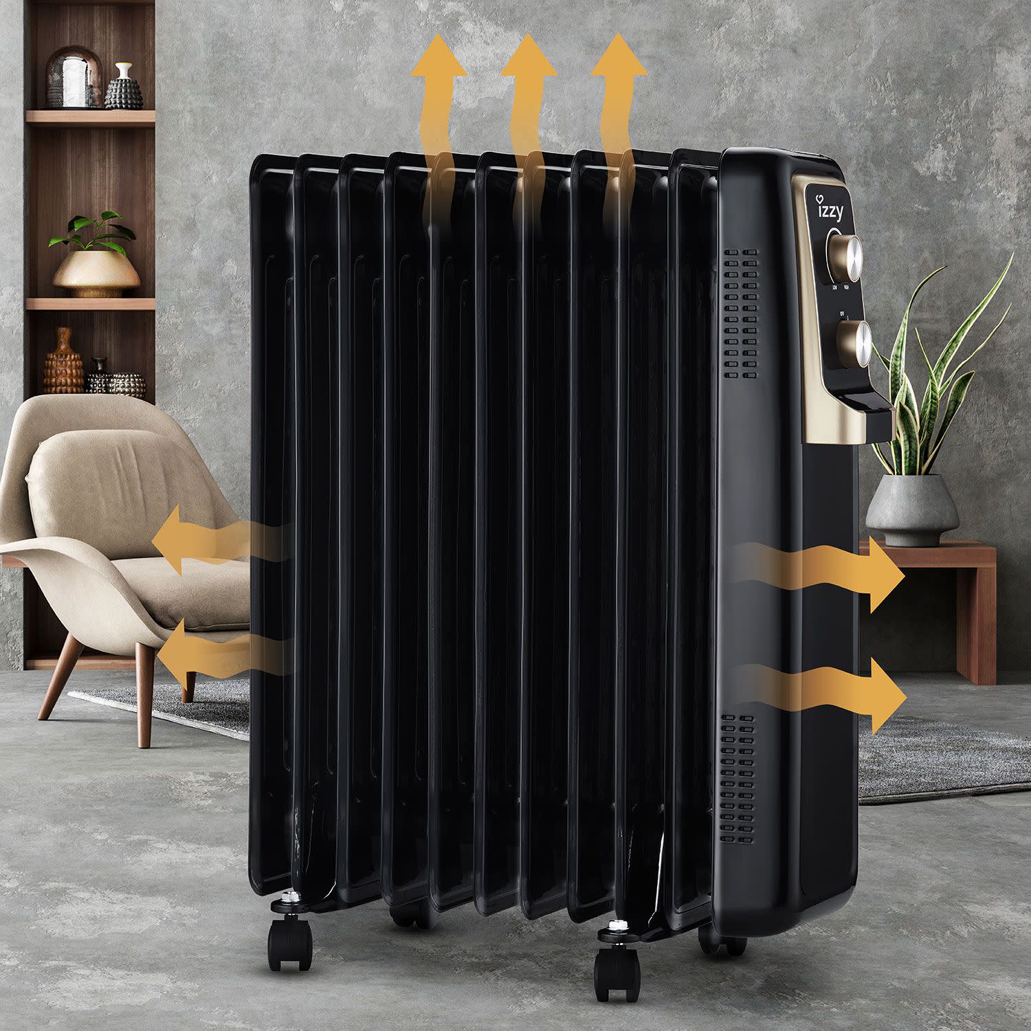Εικόνα 4 του Izzy Ηλεκτρικό Καλοριφέρ Λαδιού IZ-9029
