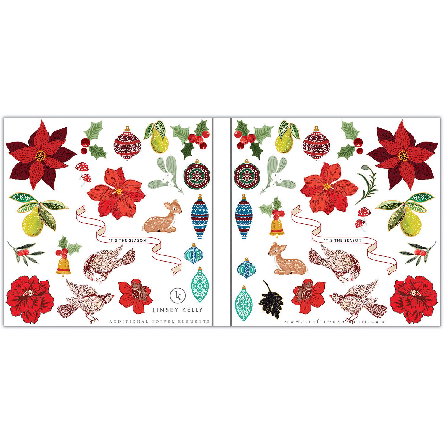 Εικόνα 2 του Craft Consortium Paper Pad Tis The Season 6x6 40 Φύλλα