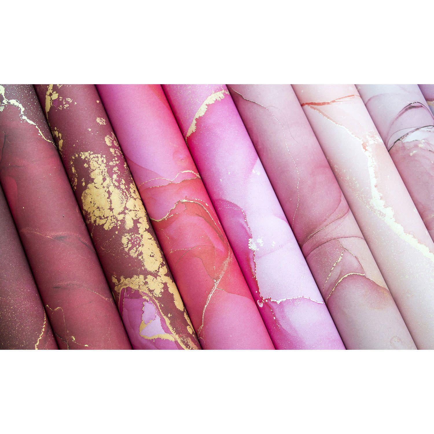 Εικόνα 3 του Craft Consortium Paper Pad Ink Drops Rose 30 Φύλλα