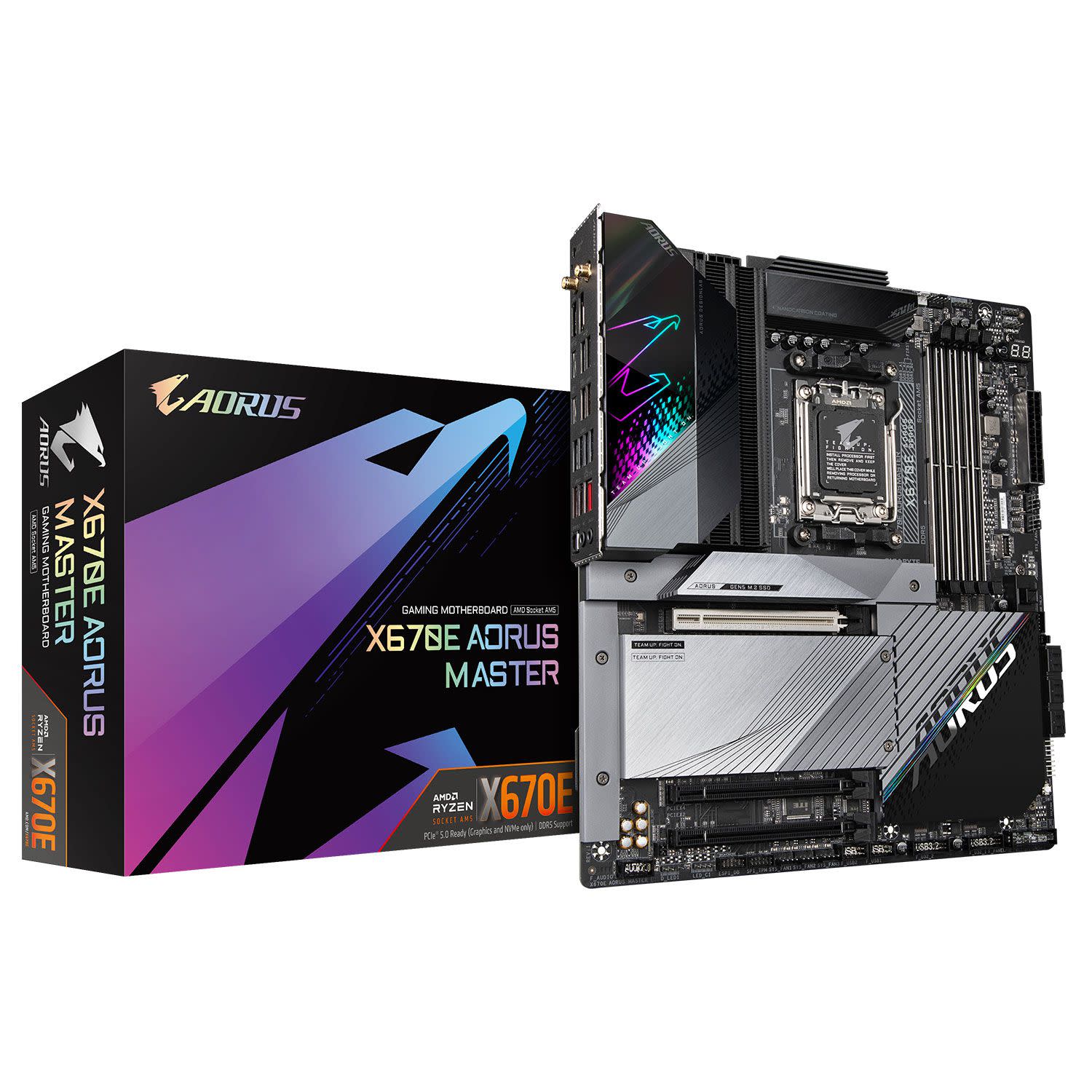 Κάνε κλικ για να δεις την εικόνα 1 του Gigabyte Motherboard X670E AORUS MASTER (X670E/AM5/DDR5)