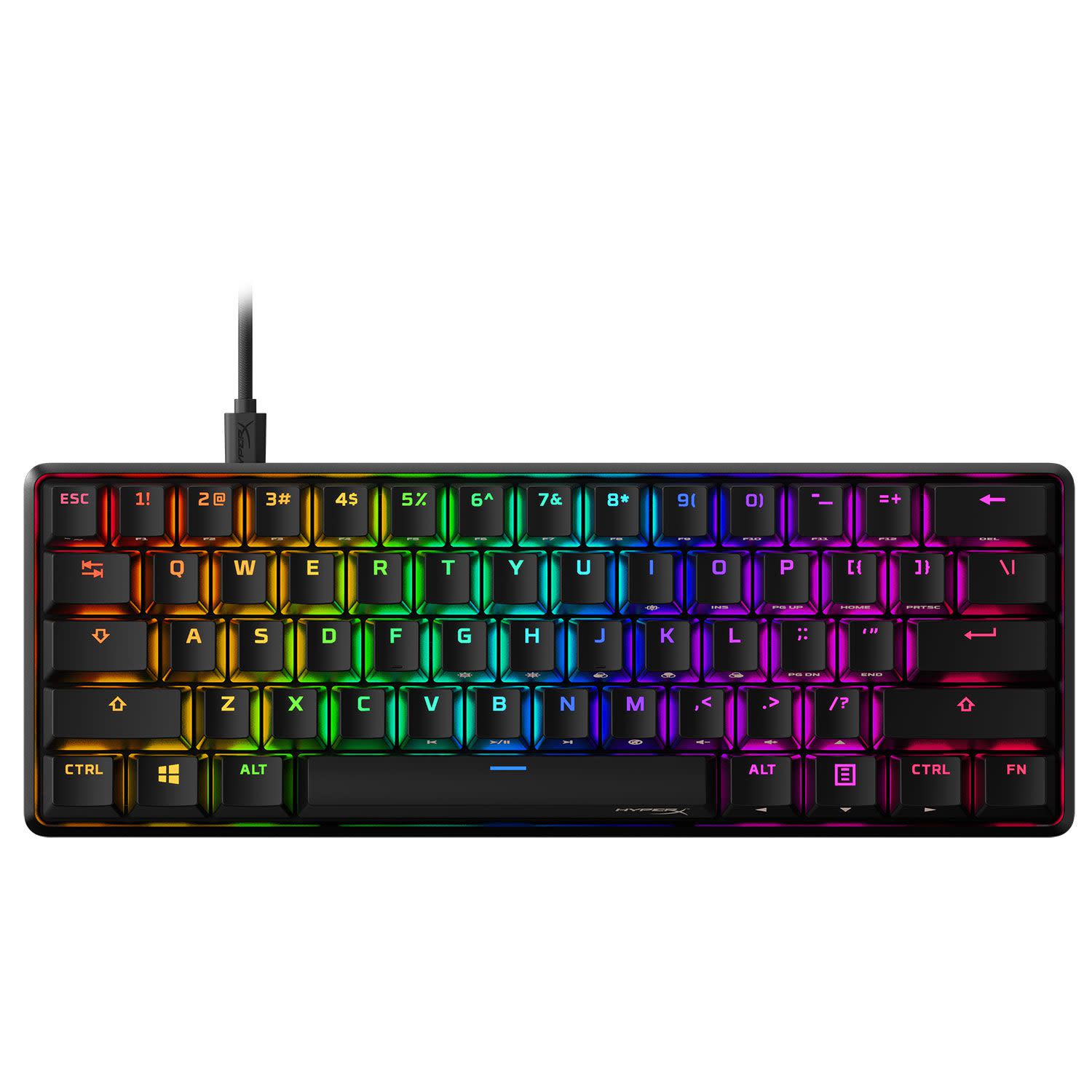 HyperX Gaming Keyboard Alloy Origins 60 Aqua