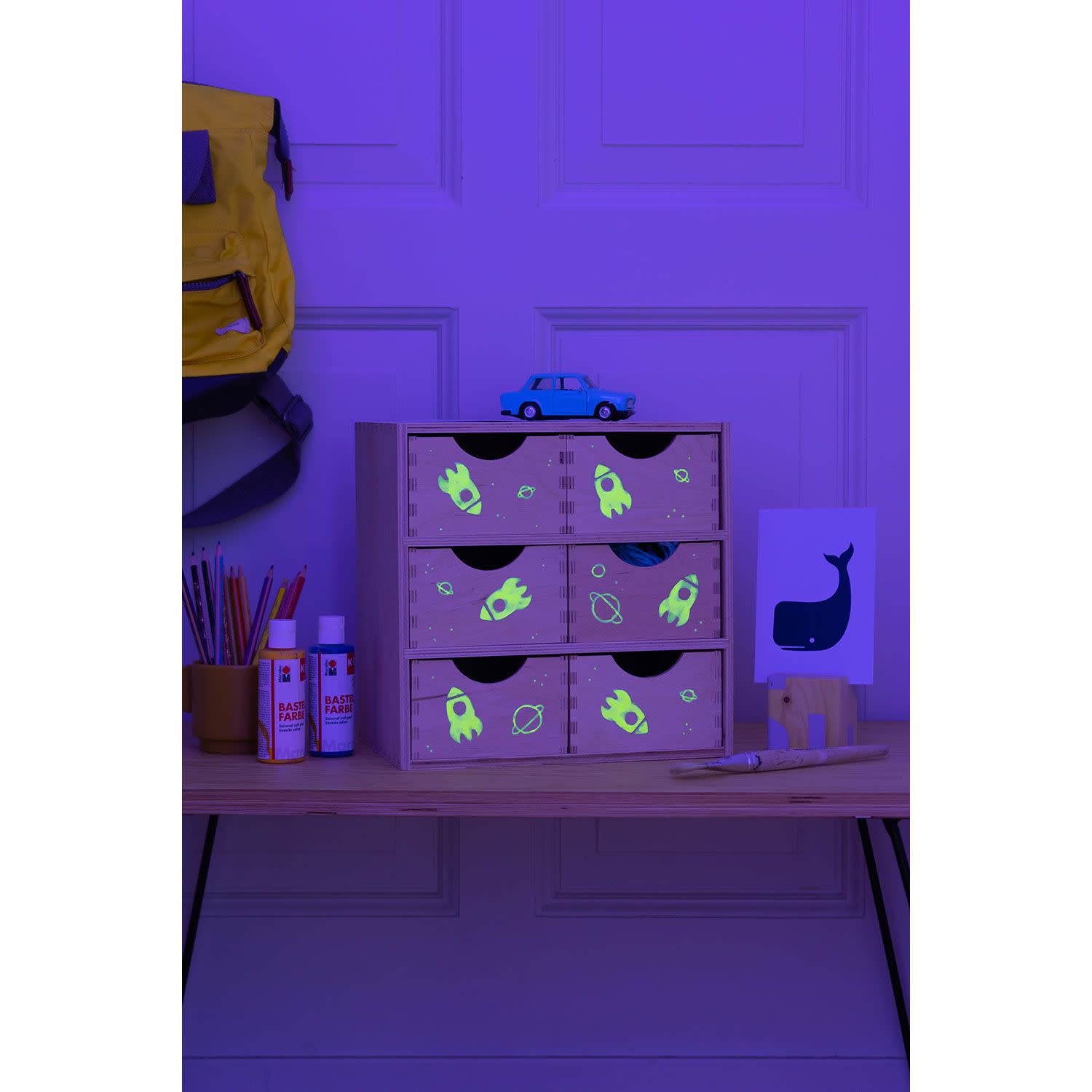 Εικόνα 5 του Marabu Ακρυλικό Χρώμα ‘’Glow In The Dark’’ 200ml