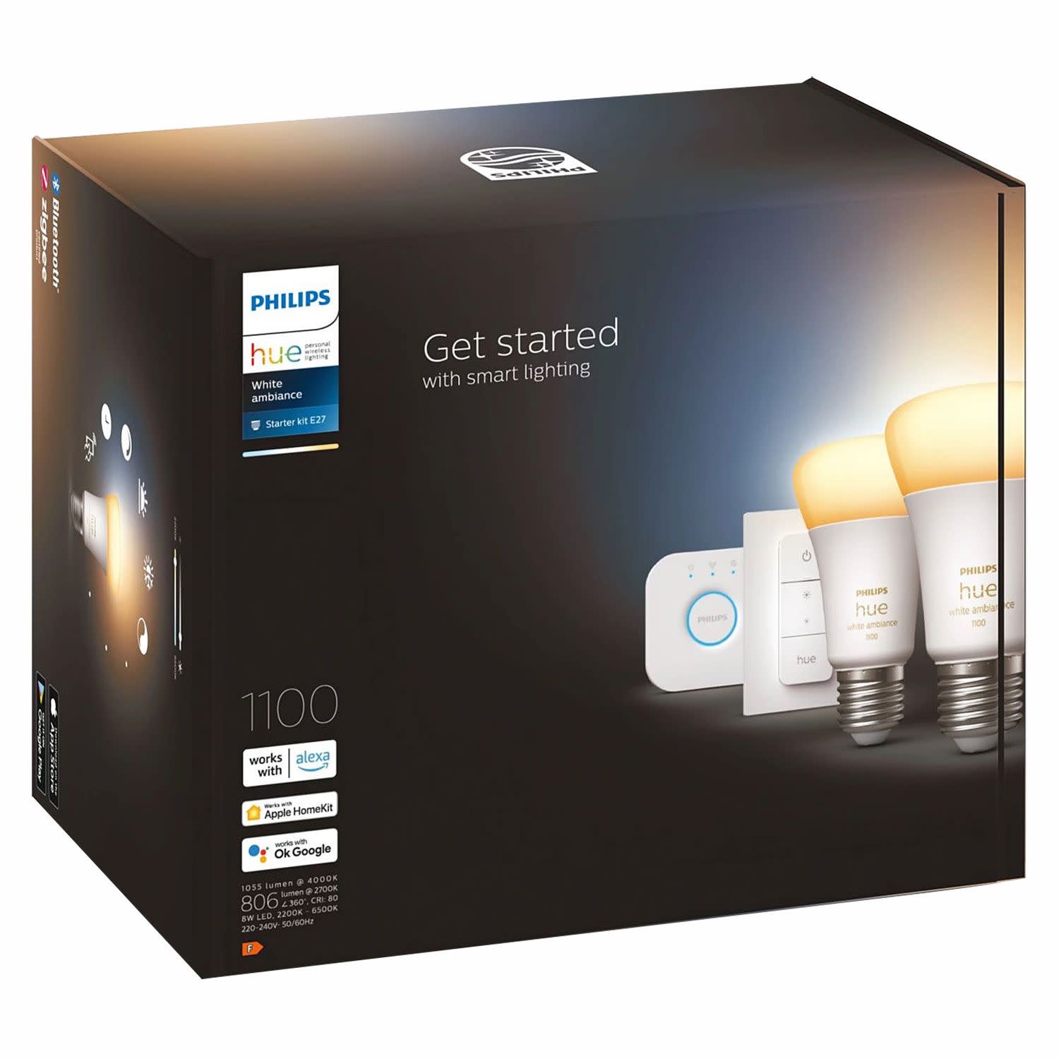 Κάνε κλικ για να δεις την εικόνα 1 του Philips Hue Wa 8W A60 E27 2 Set