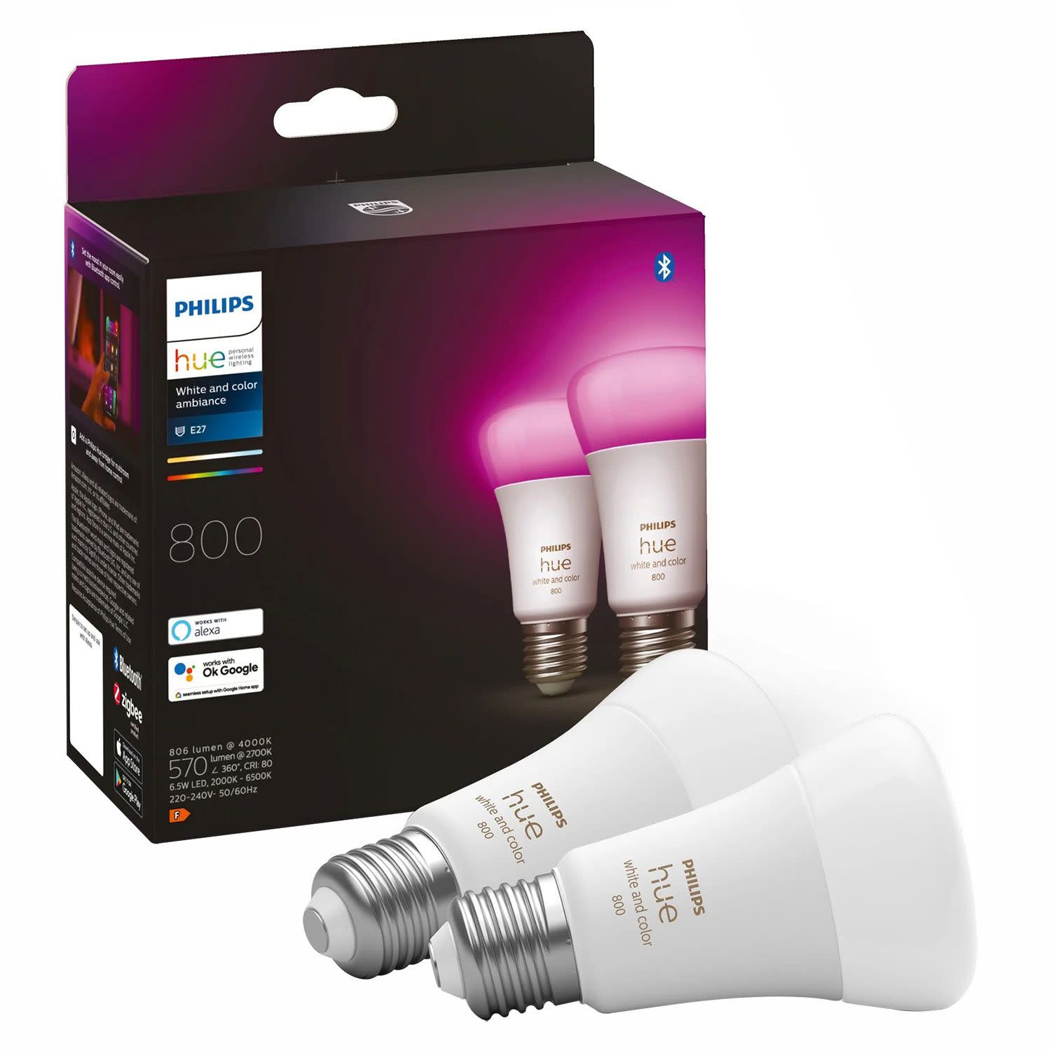Philips Hue Smart LightBulb A60 9w E27