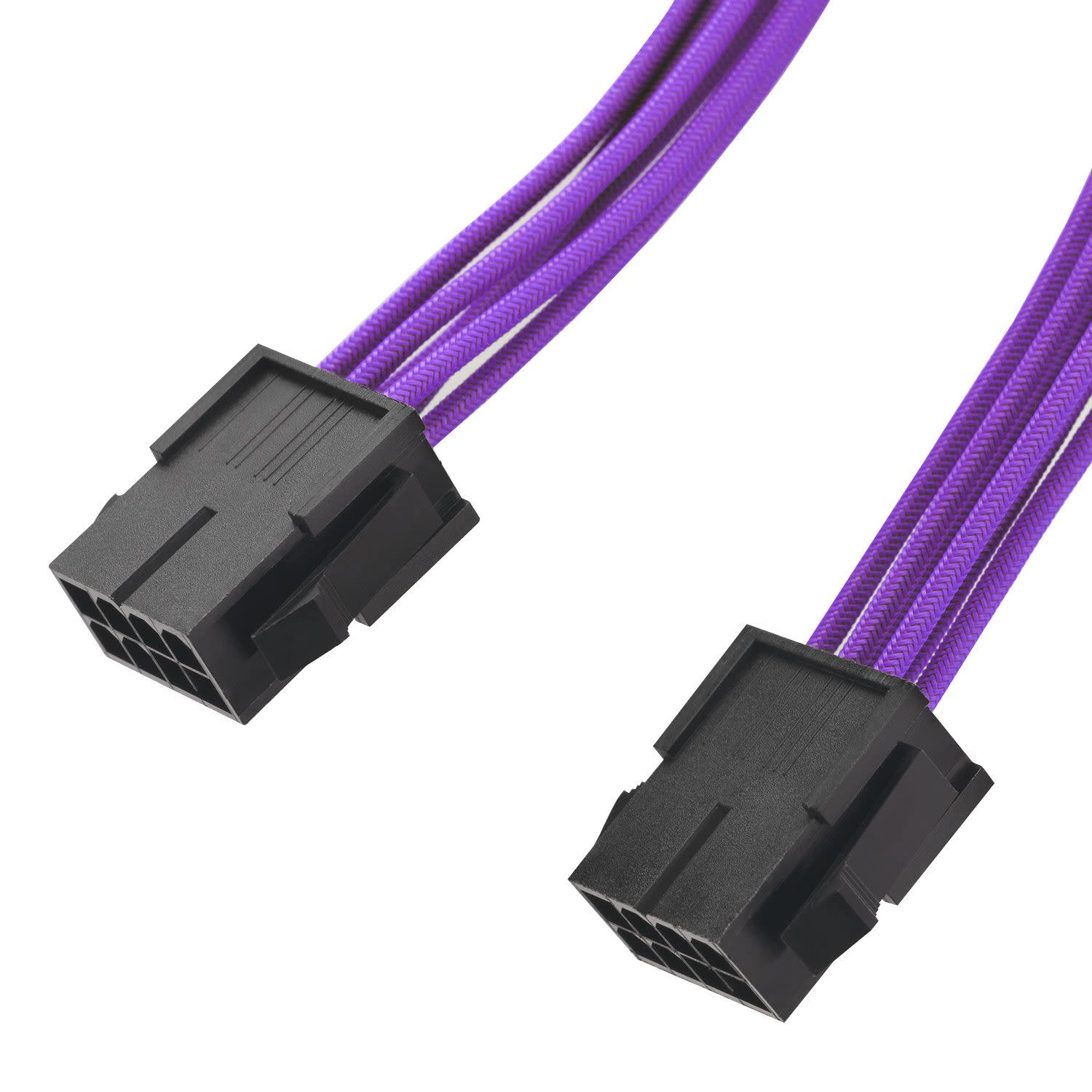 Κάνε κλικ για να δεις την εικόνα 2 του AsiaHorse Extension Sleeved PSU Cable 12pin to 2x8pin Μώβ