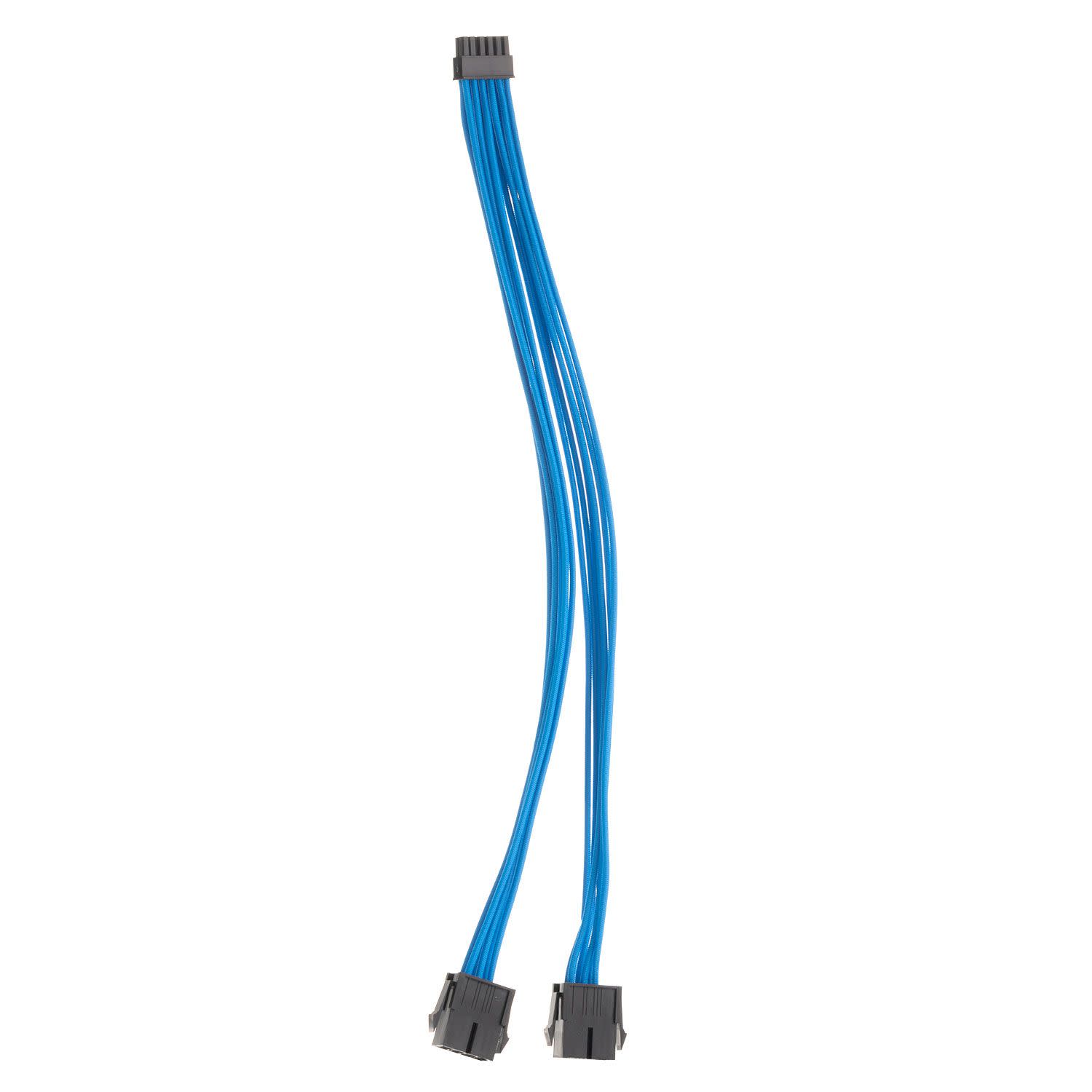 AsiaHorse Extension Sleeved PSU Cable 12pin to 2x8pin Μπλε