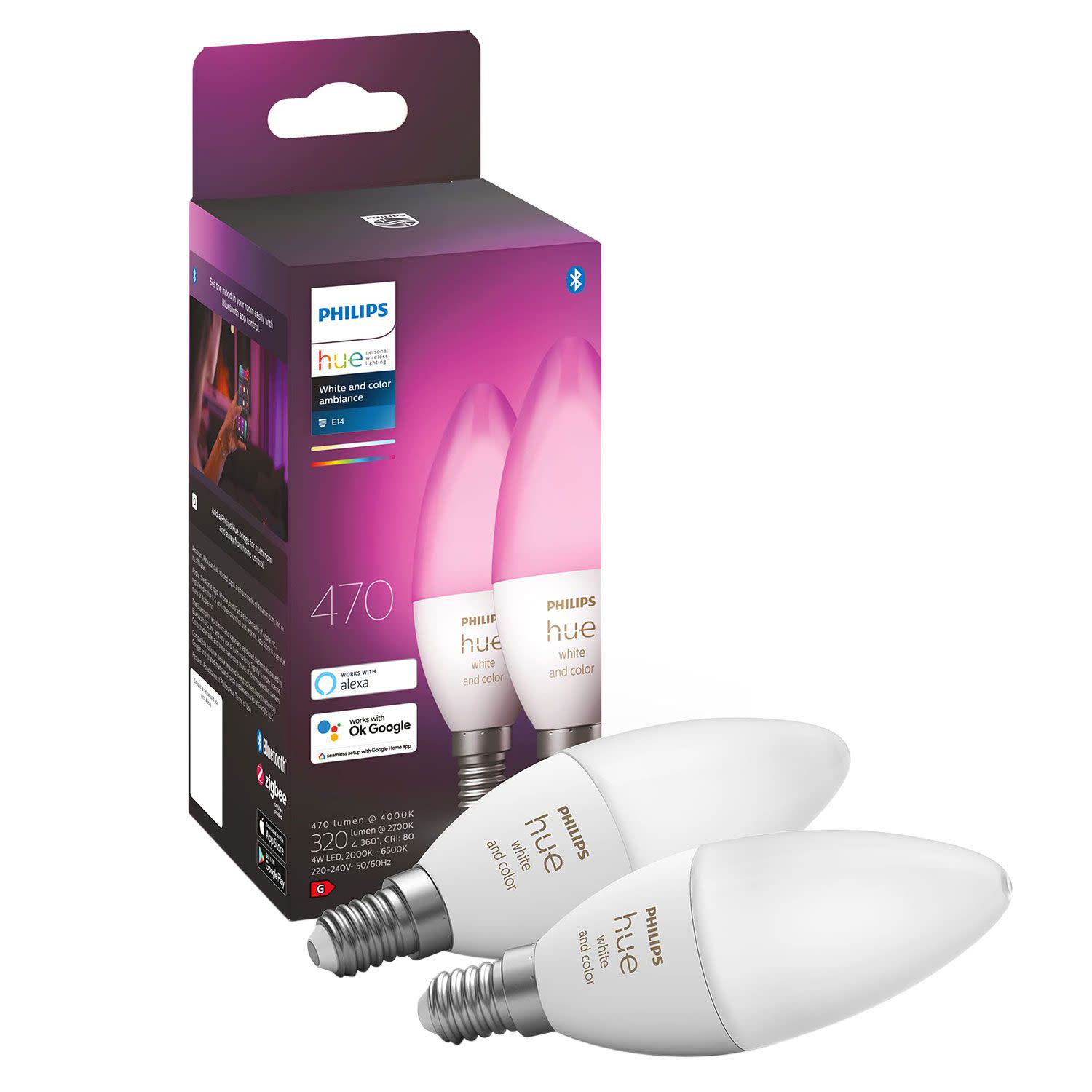 Εικόνα 1 του Philips Hue Smart LightBulb 4w 2Pack