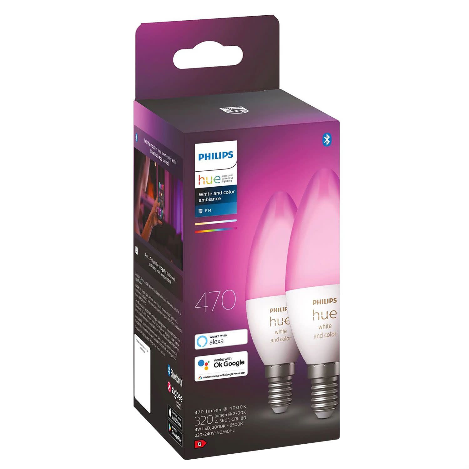Εικόνα 3 του Philips Hue Smart LightBulb 4w 2Pack