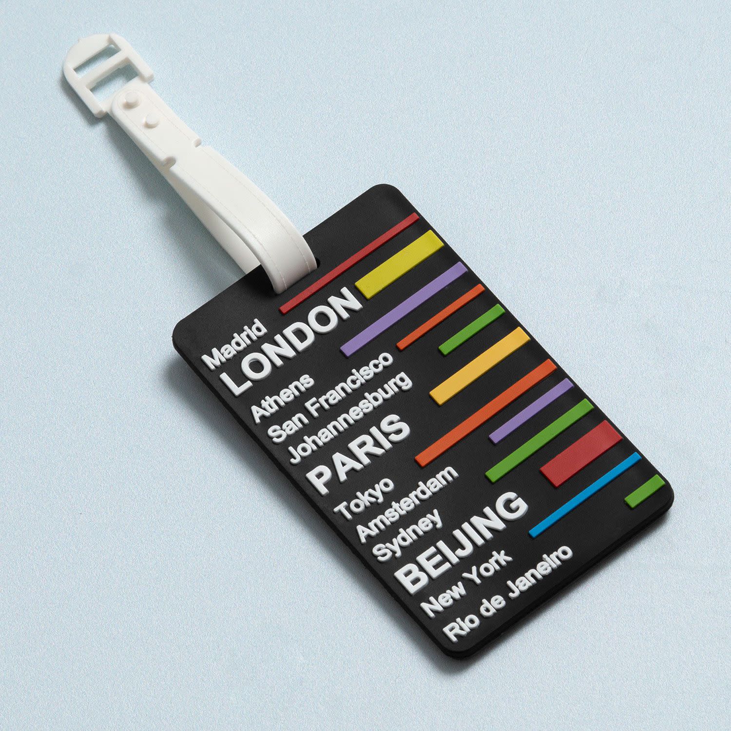 Sentio Ετικέτα Βαλίτσας Countries Μαύρο