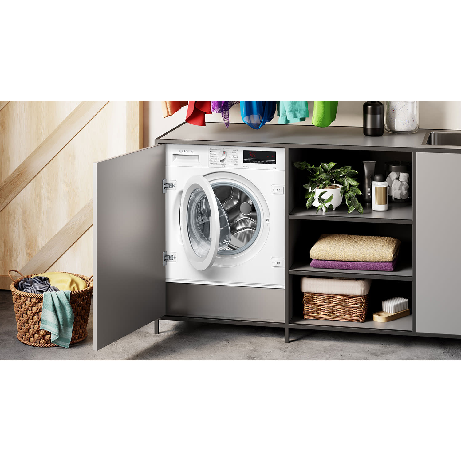 Κάνε κλικ για να δεις την εικόνα 5 του Bosch WIW28542EU Πλυντήριο Ρούχων 8,00 kg