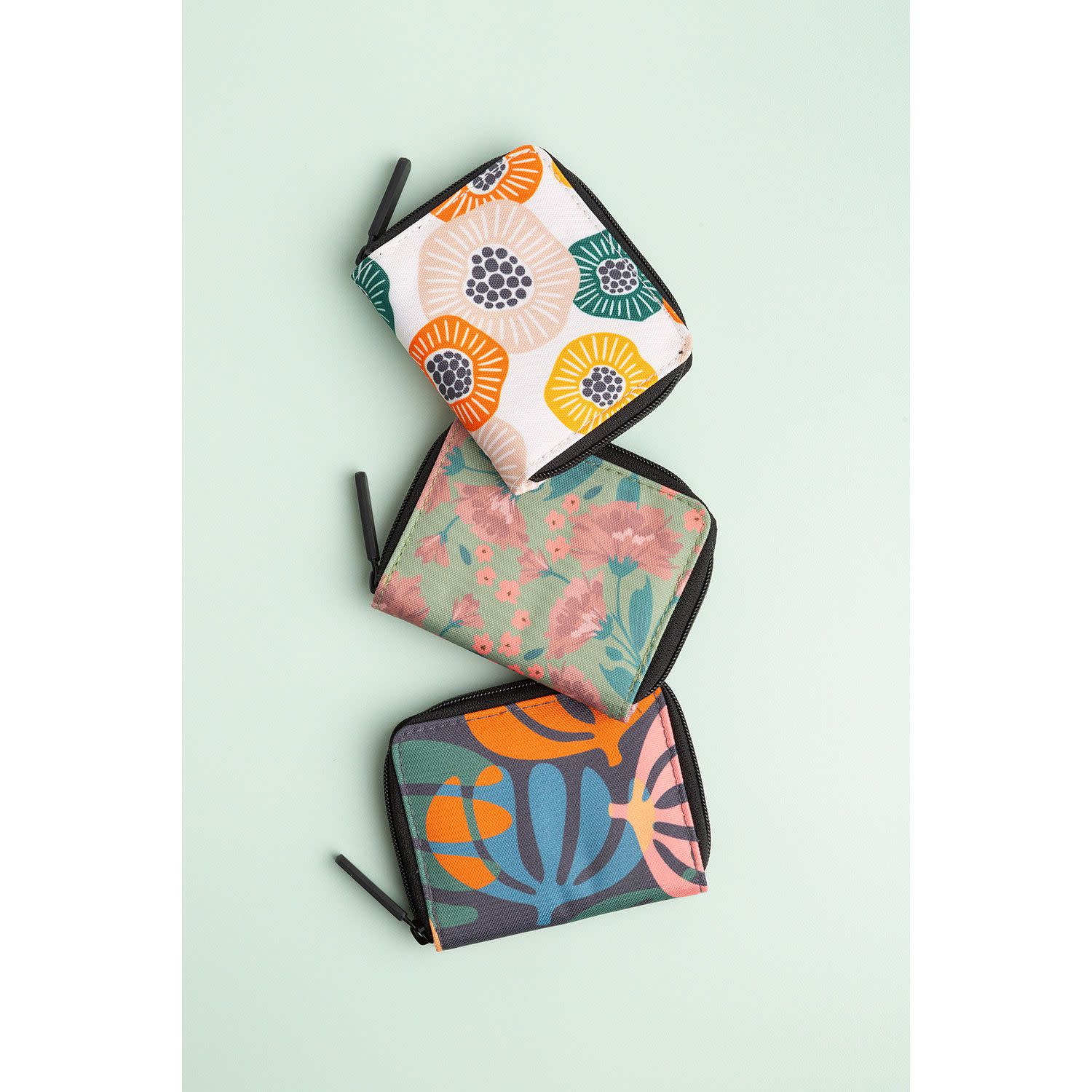 Εικόνα 4 του Sentio Πορτοφόλι White With Flowers